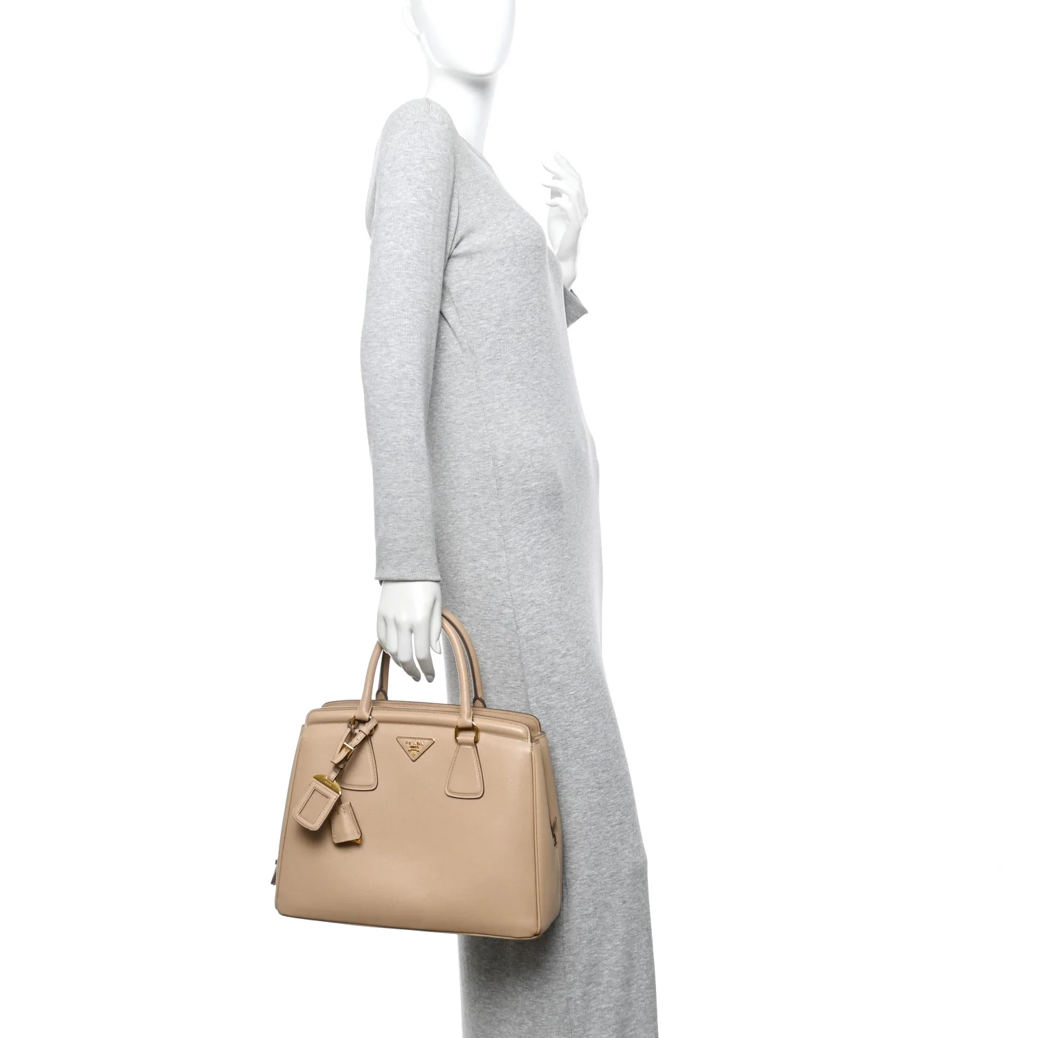 Saffiano Lux Parabole Tote Sabbia - Image 2
