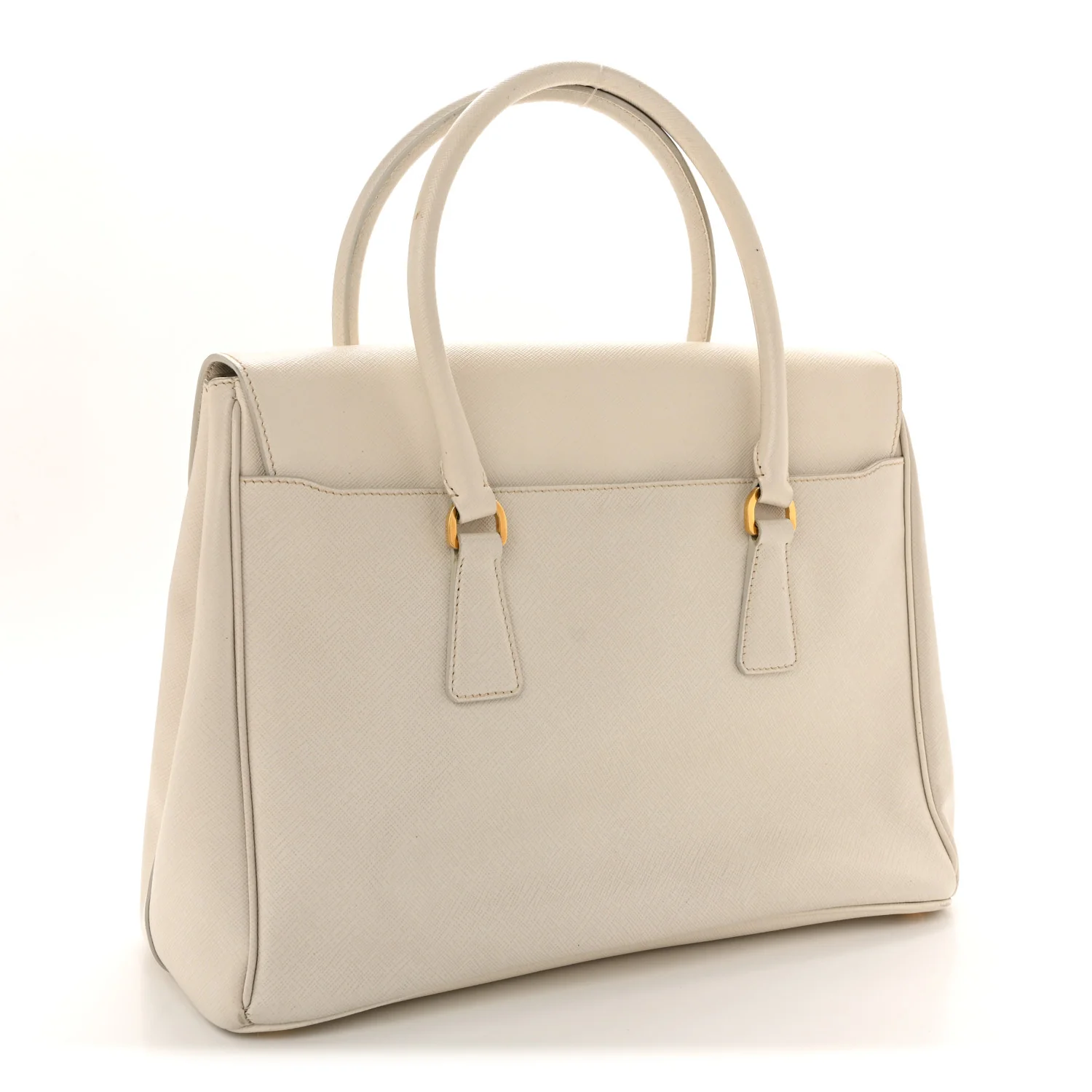 Saffiano Lux Pattina Tote Talco - Image 3