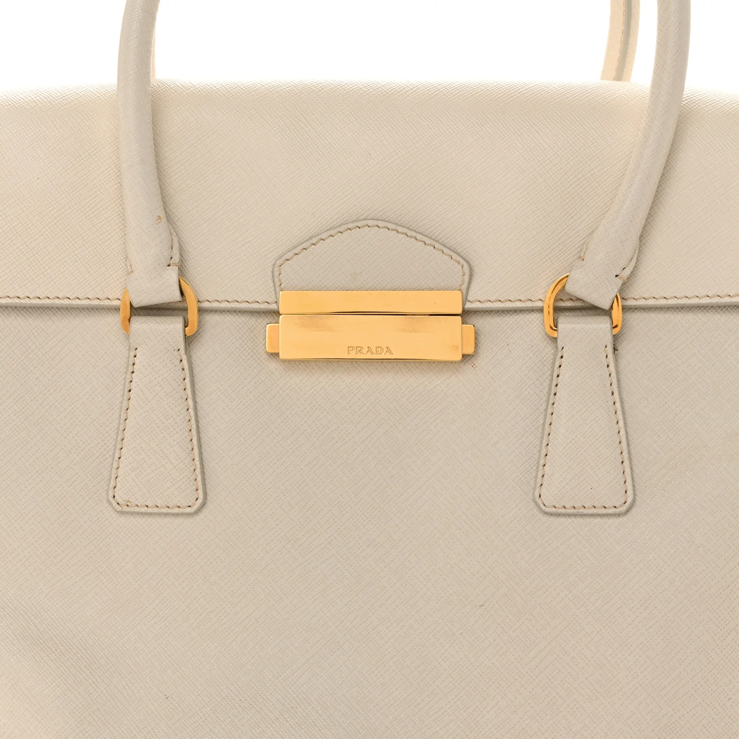 Saffiano Lux Pattina Tote Talco - Image 9