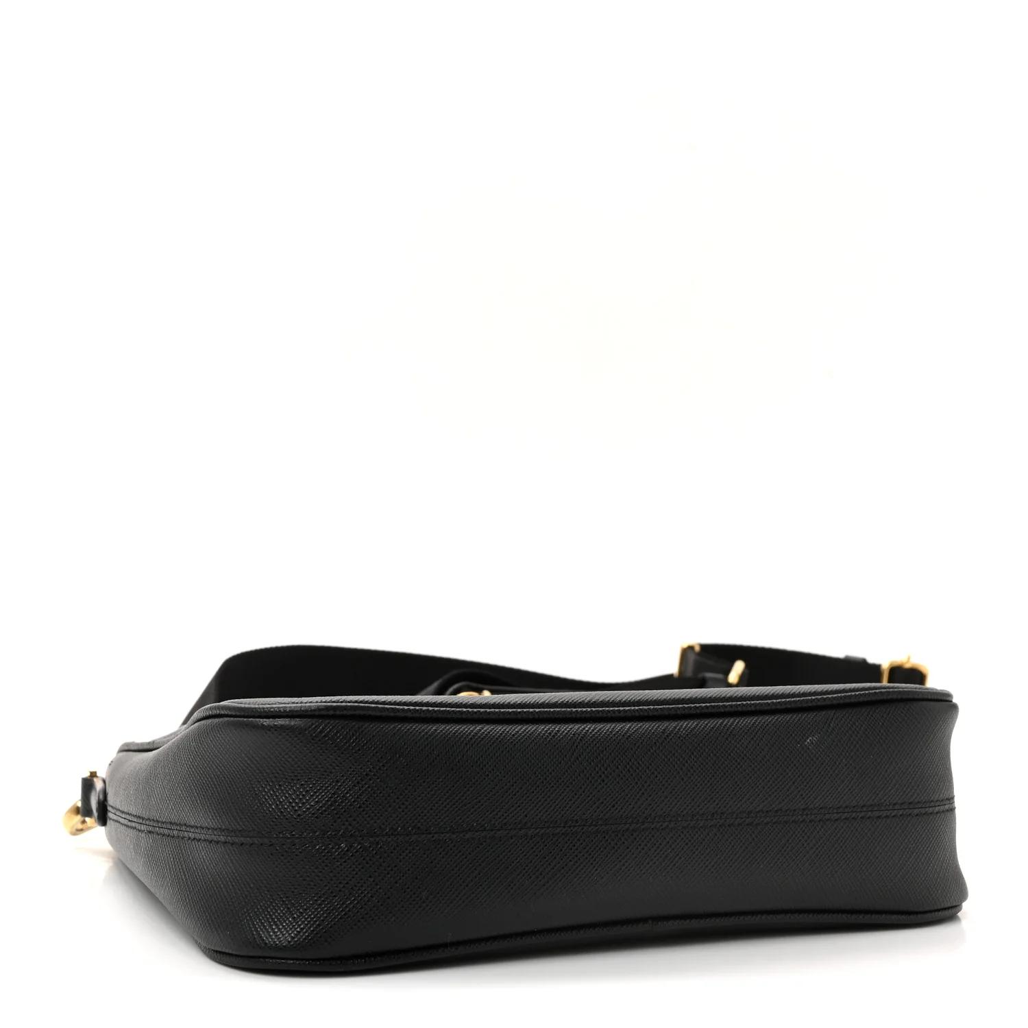 Saffiano Lux Re-Edition 2005 Shoulder Bag Black - Image 4