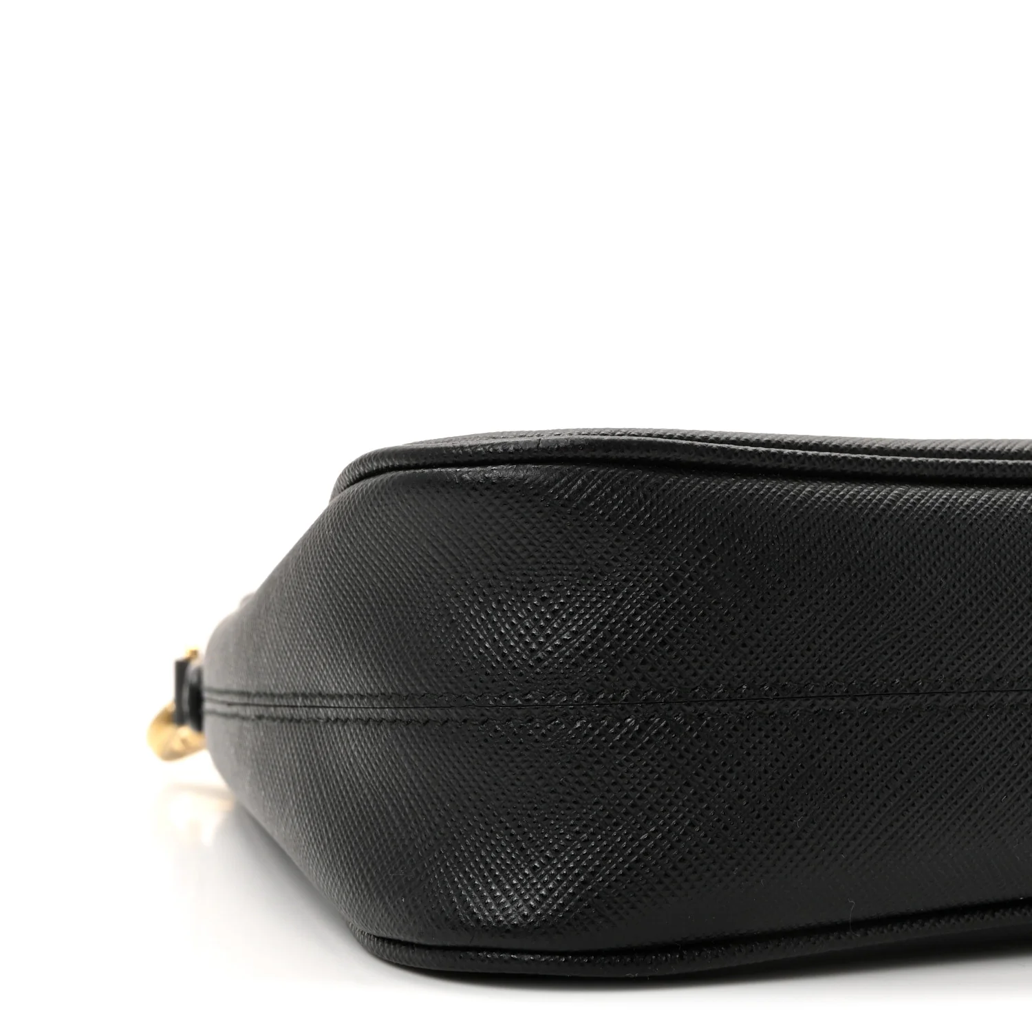 Saffiano Lux Re-Edition 2005 Shoulder Bag Black - Image 8