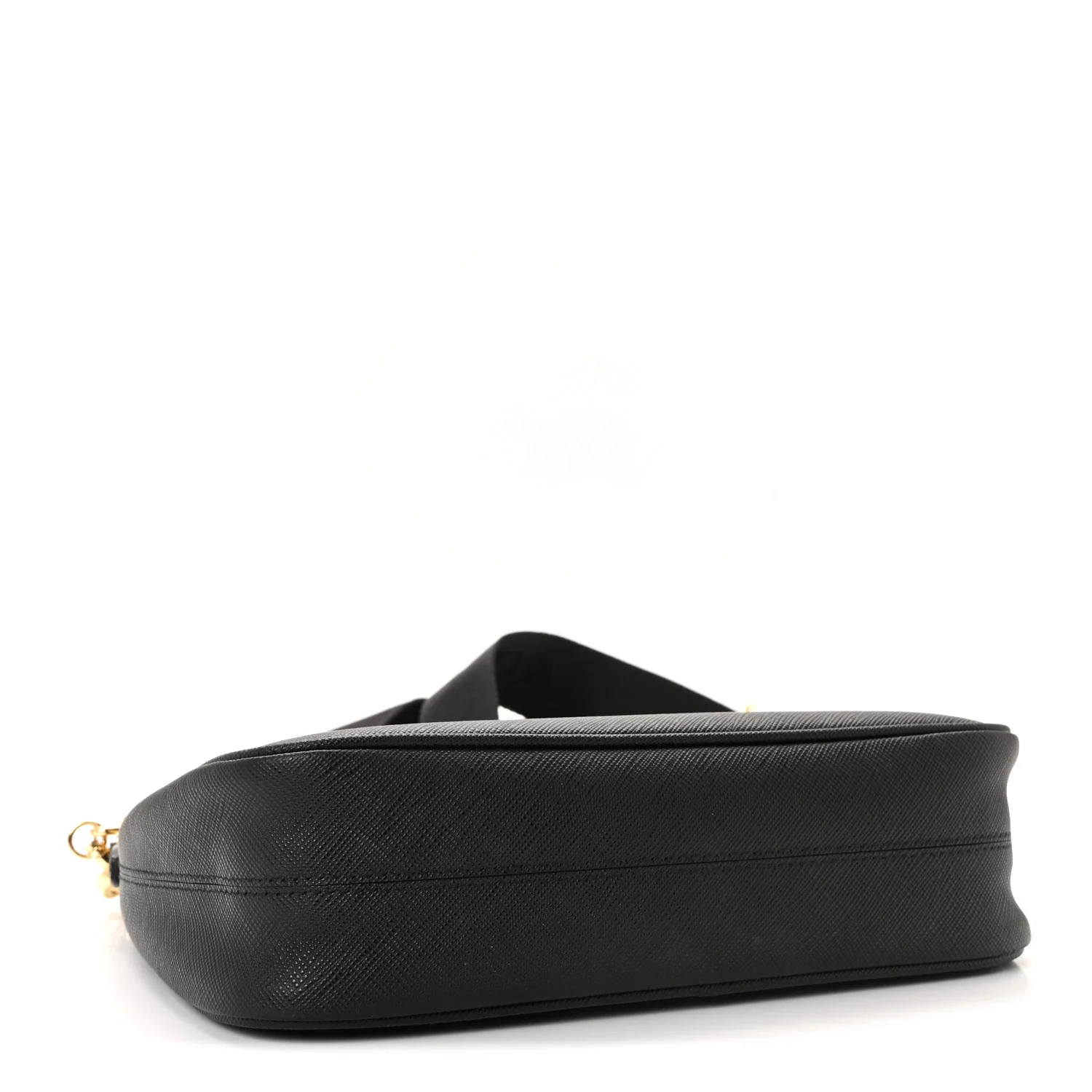 Saffiano Lux Re-Edition 2005 Shoulder Bag Black - Image 10