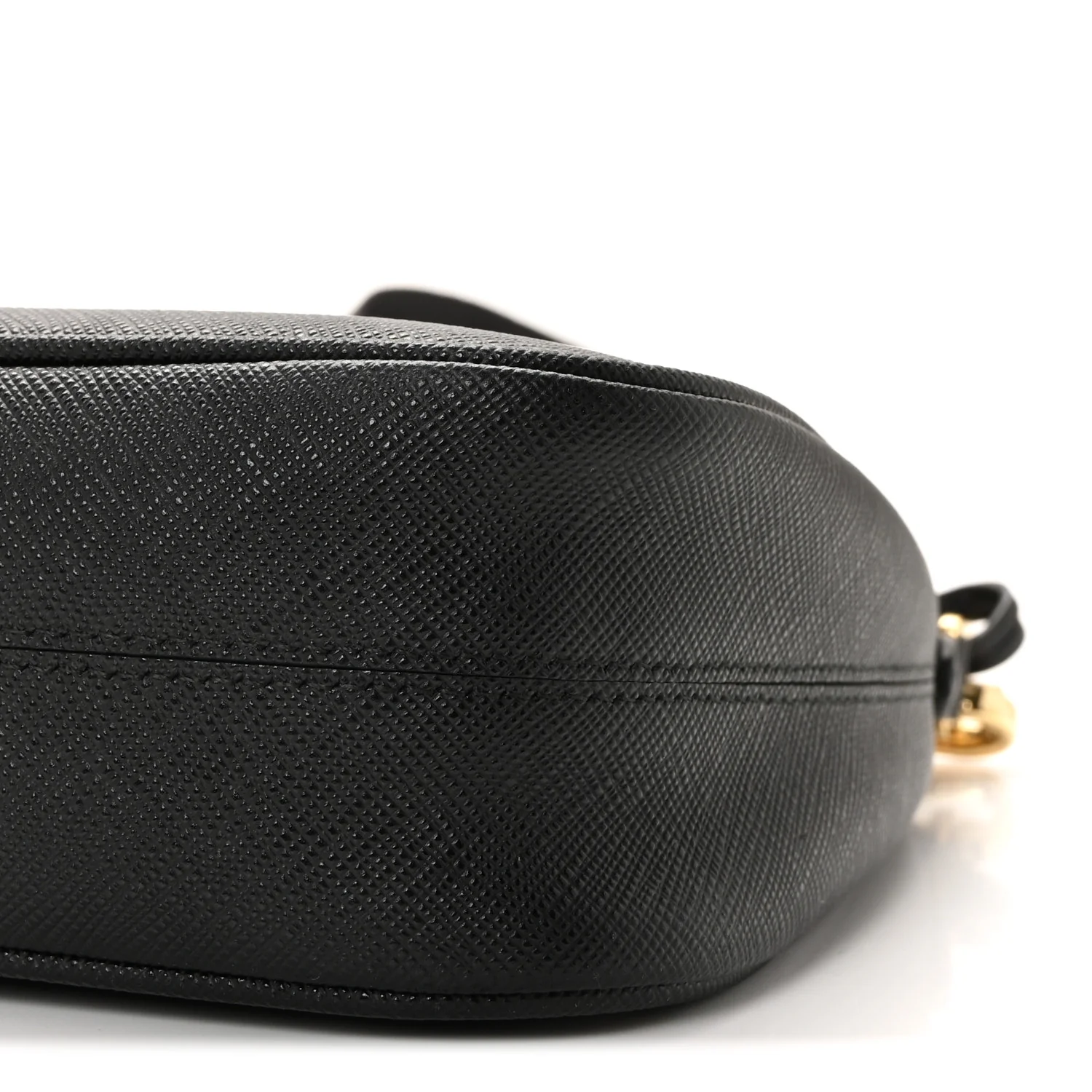 Saffiano Lux Re-Edition 2005 Shoulder Bag Black - Image 9