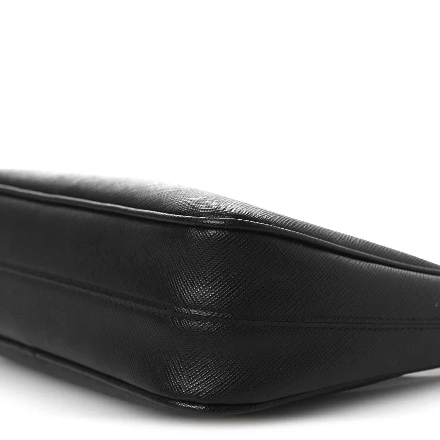Saffiano Lux Re-Edition 2005 Shoulder Bag Black - Image 11