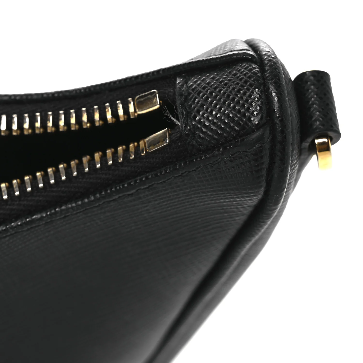Saffiano Lux Re-Edition 2005 Shoulder Bag Black - Image 12
