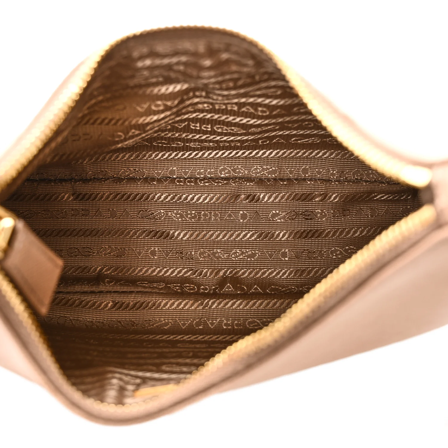 Saffiano Lux Re-Edition Mini Shoulder Bag Cammeo - Image 5