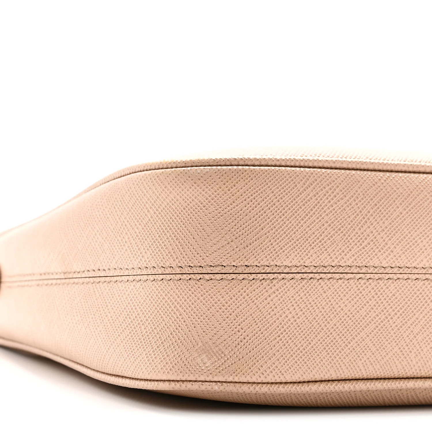 Saffiano Lux Re-Edition Mini Shoulder Bag Cammeo - Image 8