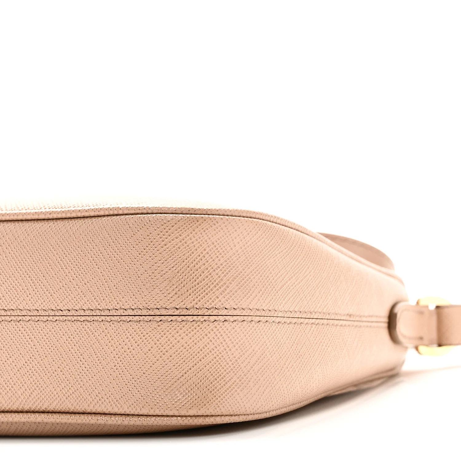 Saffiano Lux Re-Edition Mini Shoulder Bag Cammeo - Image 9