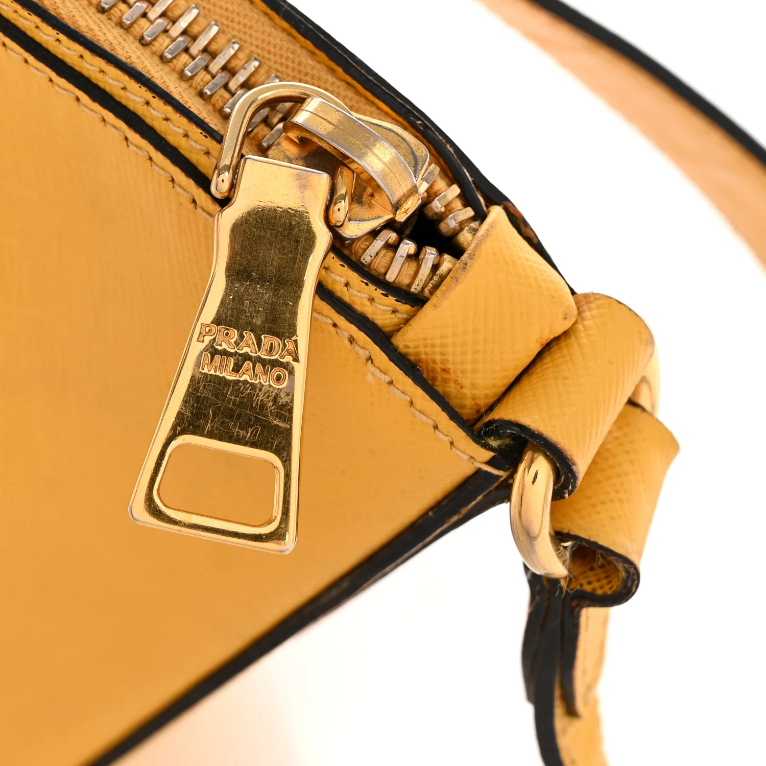 Saffiano Lux Shoulder Bag Soleil - Image 12