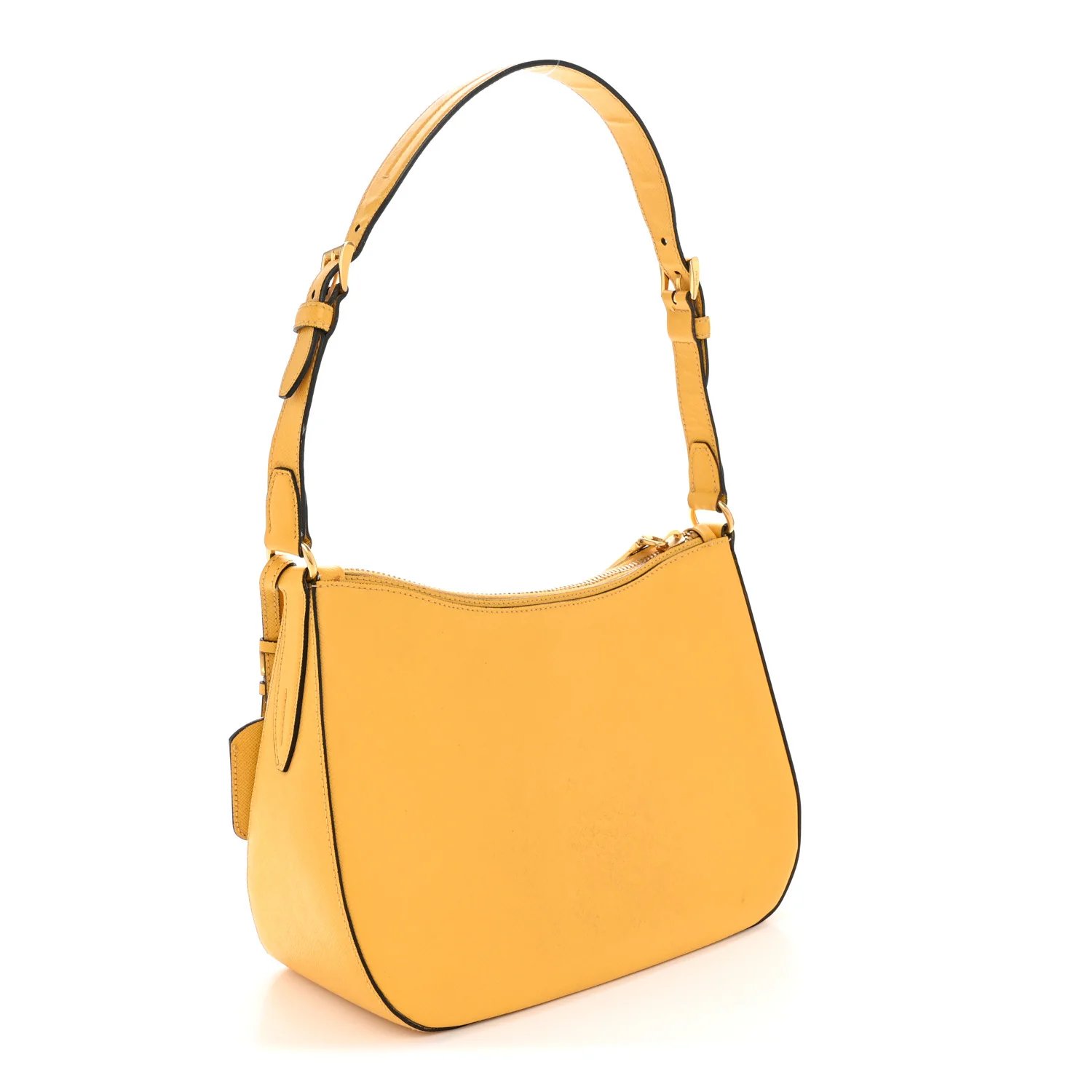 Saffiano Lux Shoulder Bag Soleil - Image 3