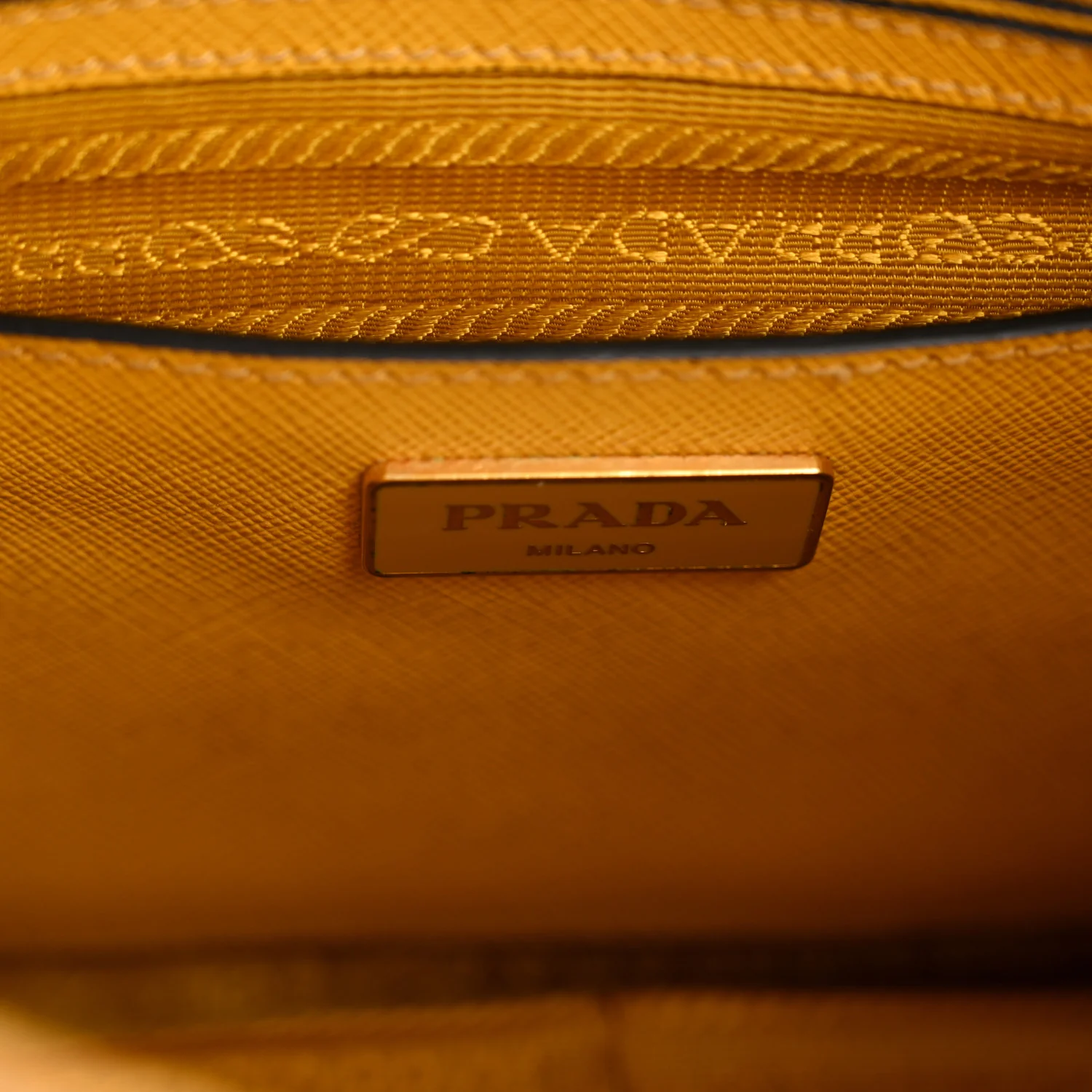 Saffiano Lux Shoulder Bag Soleil - Image 6