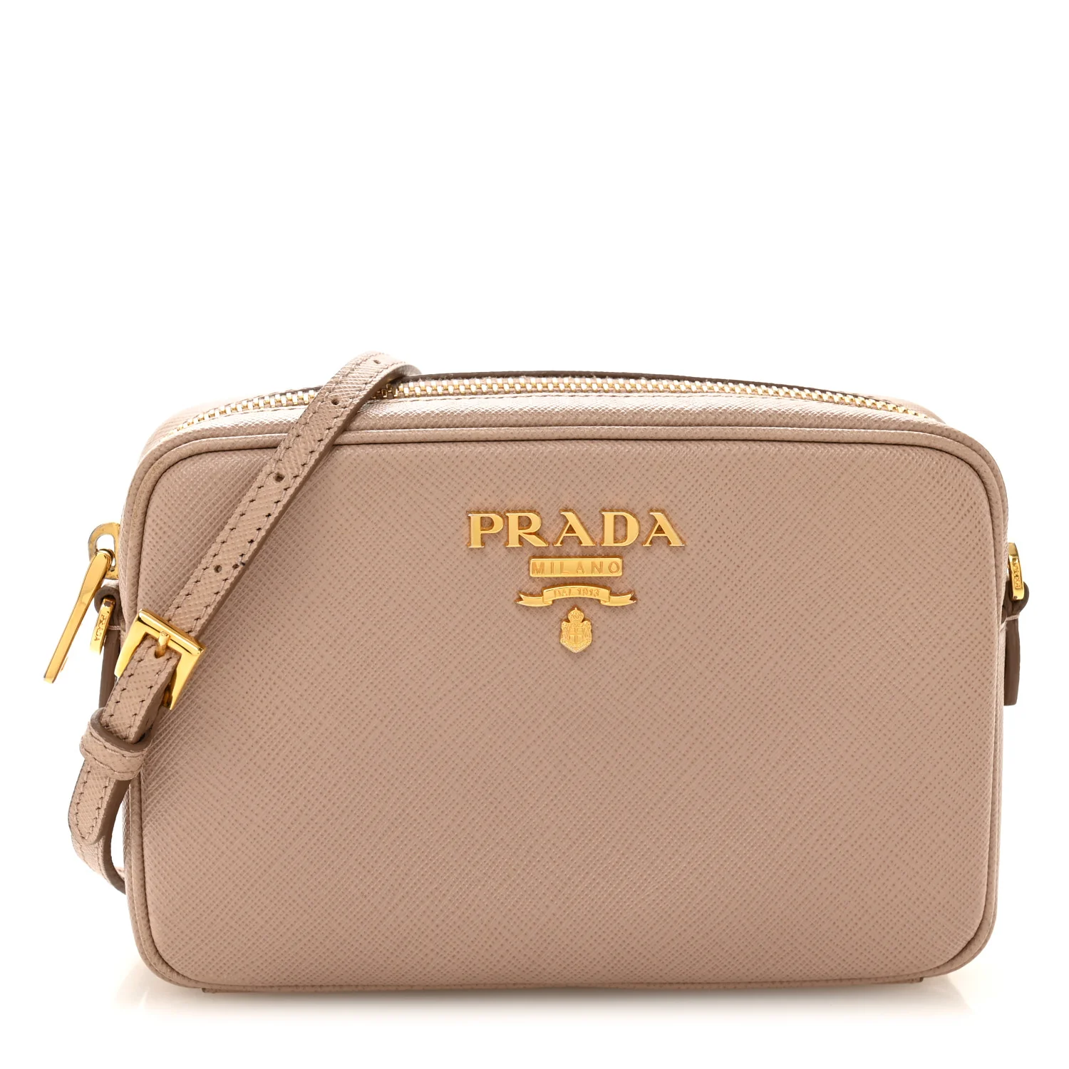 Saffiano Lux Small Camera Crossbody Bag Cirpria