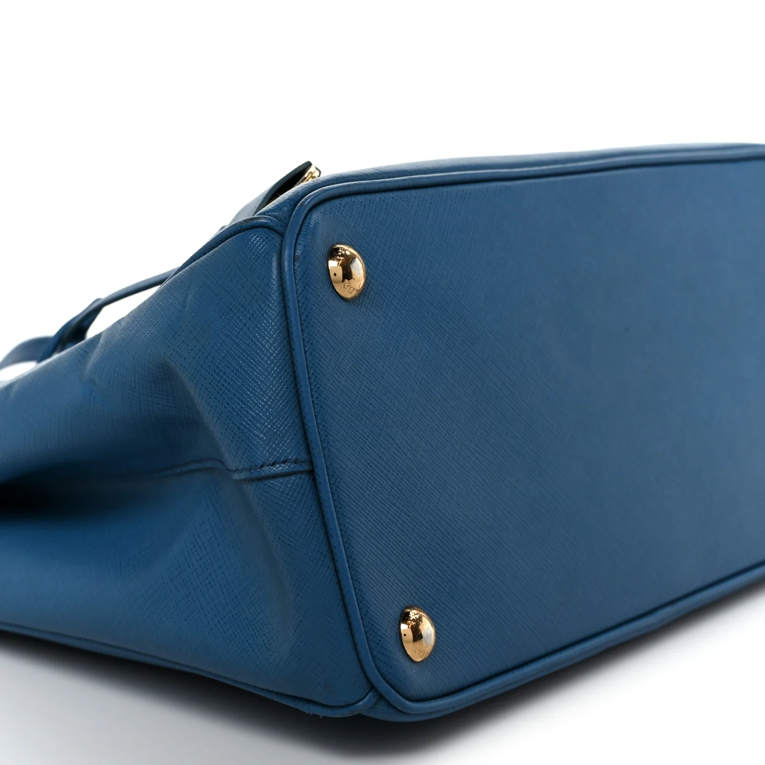 Saffiano Lux Small Galleria Double Zip Tote Cobalto - Image 10