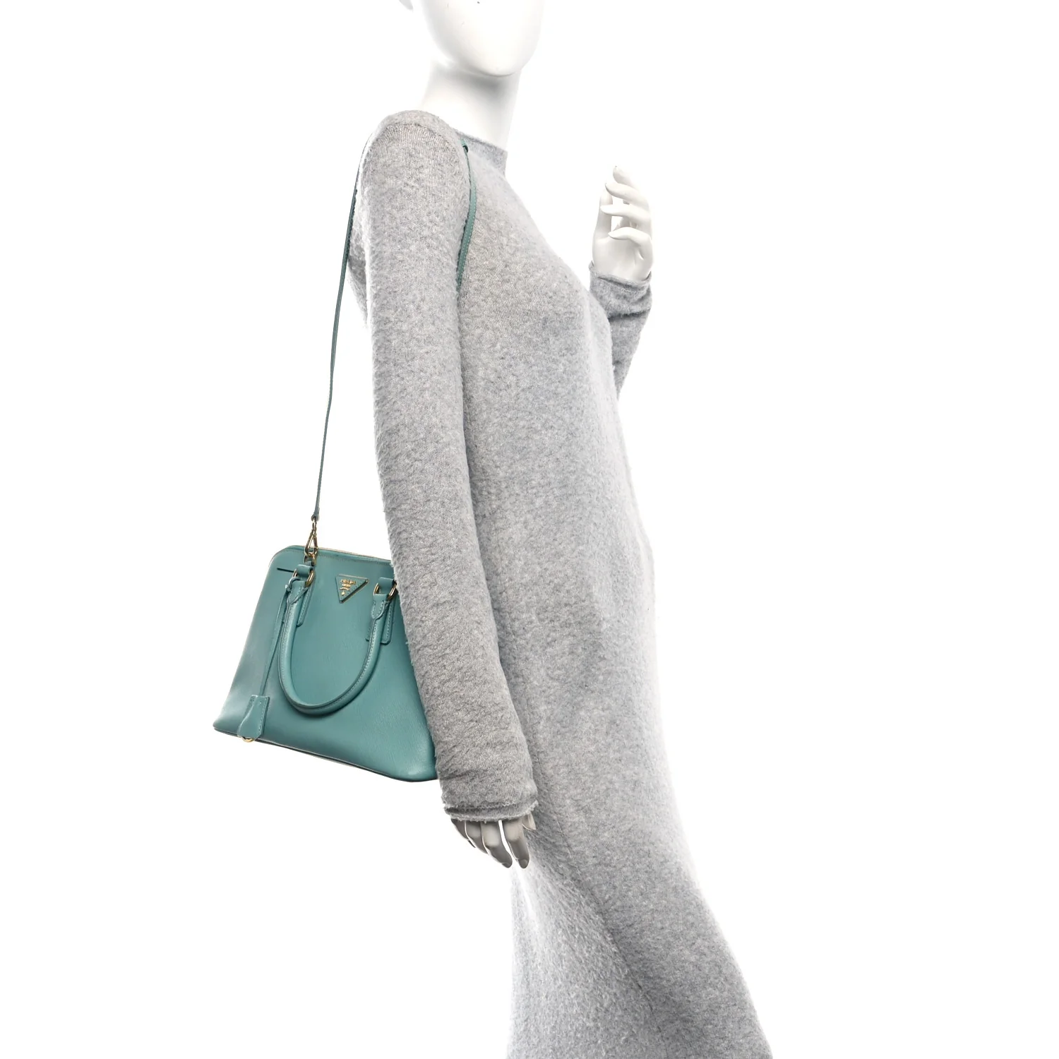 Saffiano Lux Small Promenade Tote Anice - Image 2