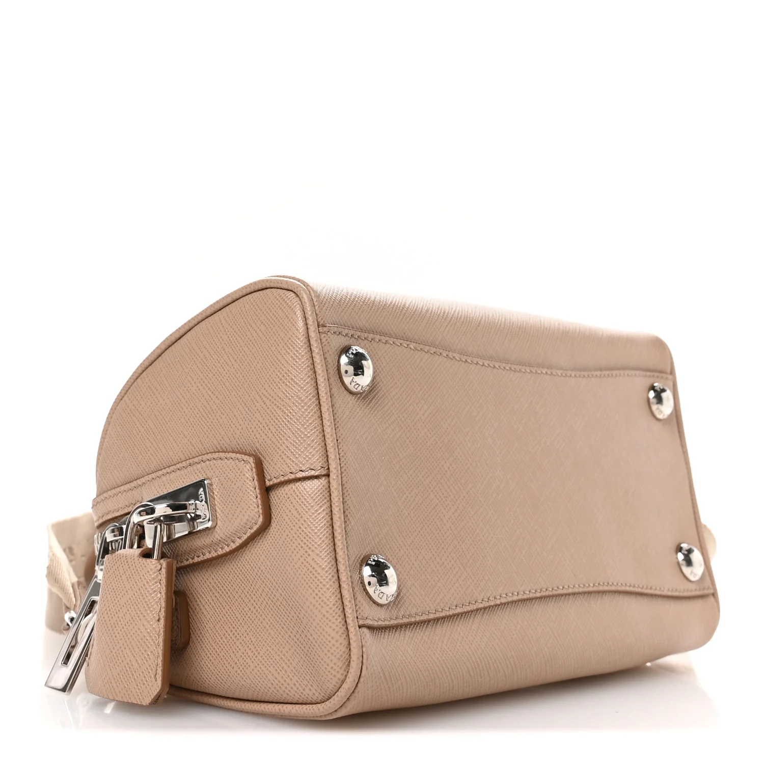 Saffiano Lux Top Handle Crossbody Bag  Cammeo - Image 4