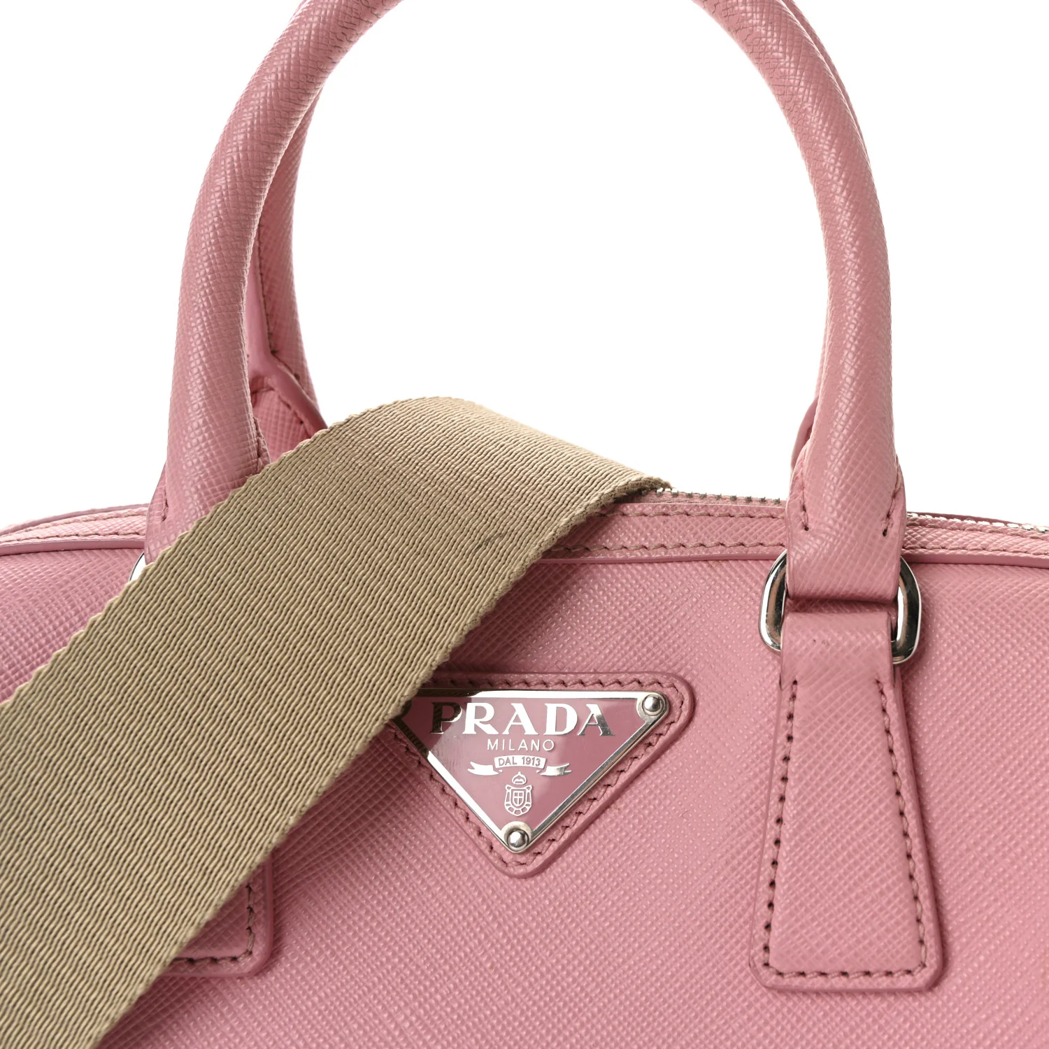 Saffiano Lux Top Handle Crossbody Bag Petalo - Image 7
