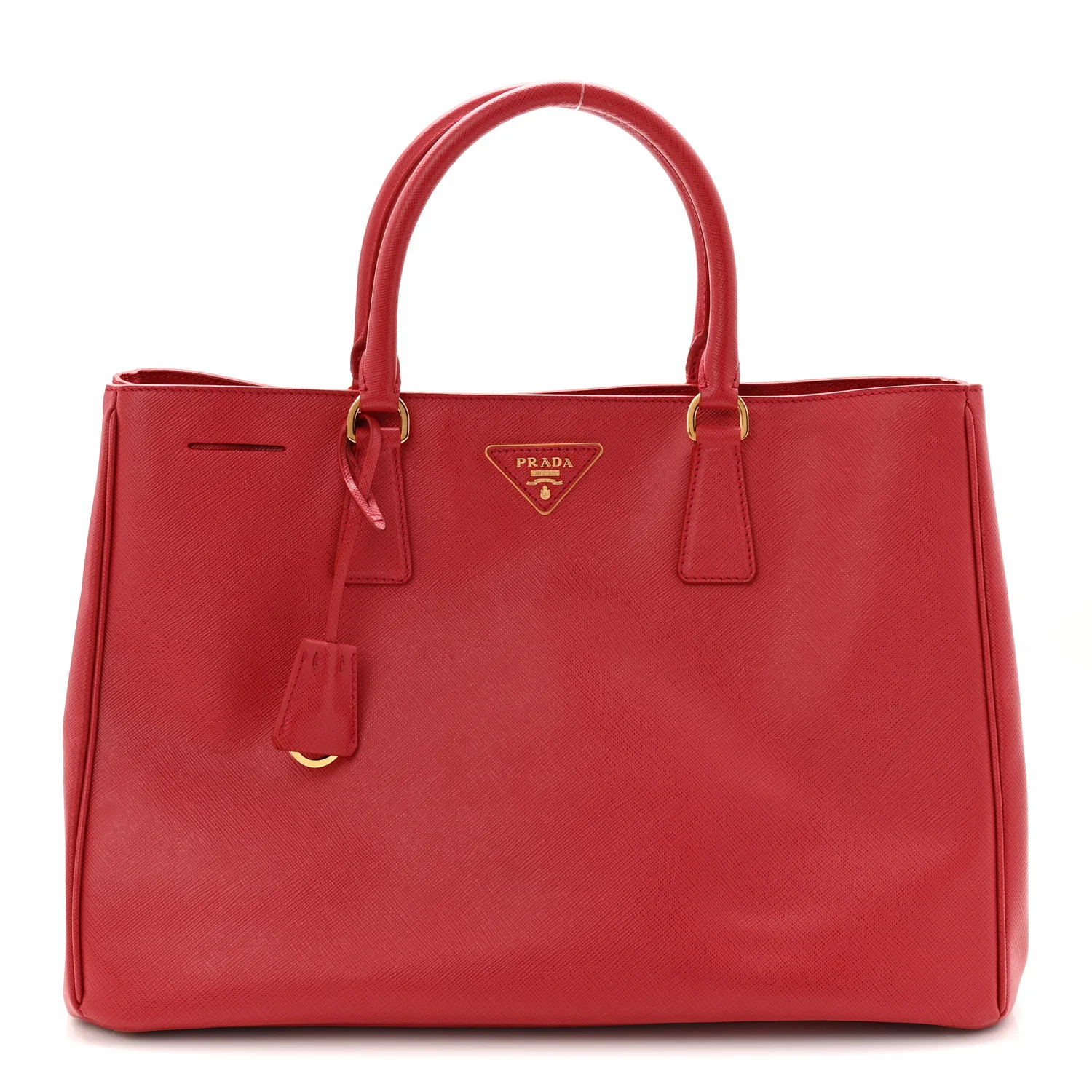 Saffiano Lux Tote Large Fuoco