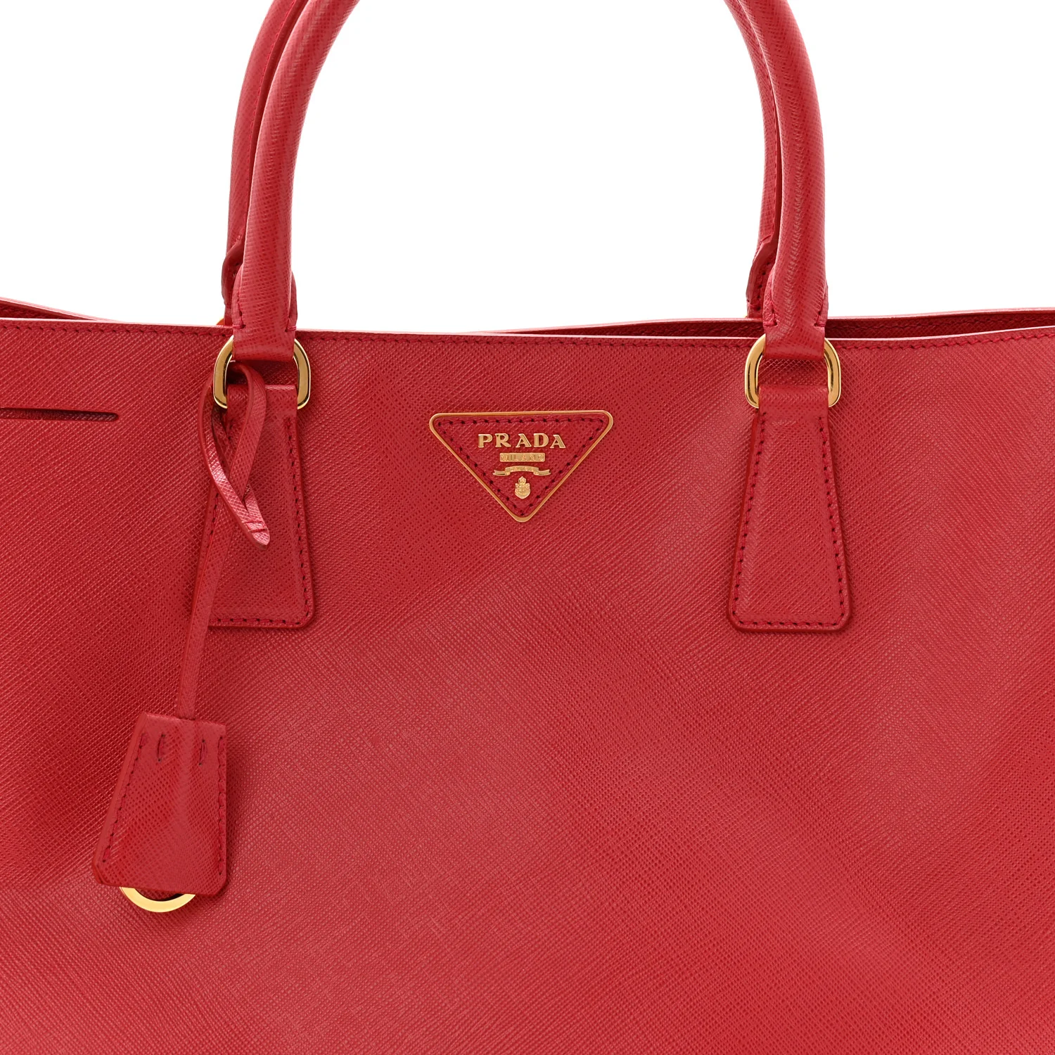 Saffiano Lux Tote Large Fuoco - Image 8