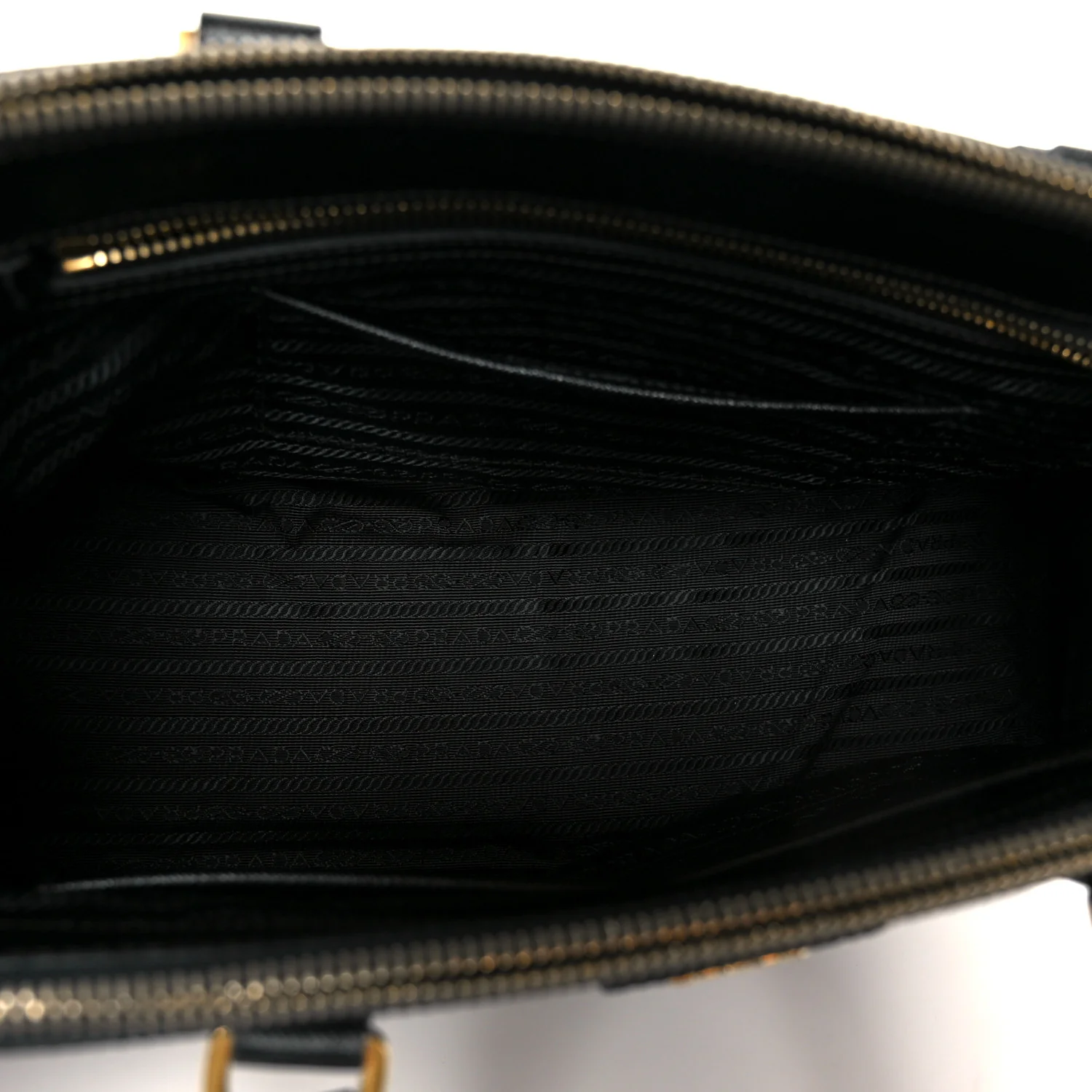 Saffiano Medium Galleria Double Zip Tote Black - Image 5