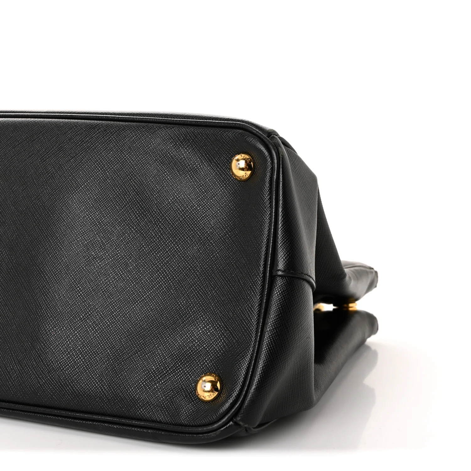 Saffiano Medium Galleria Double Zip Tote Black - Image 9