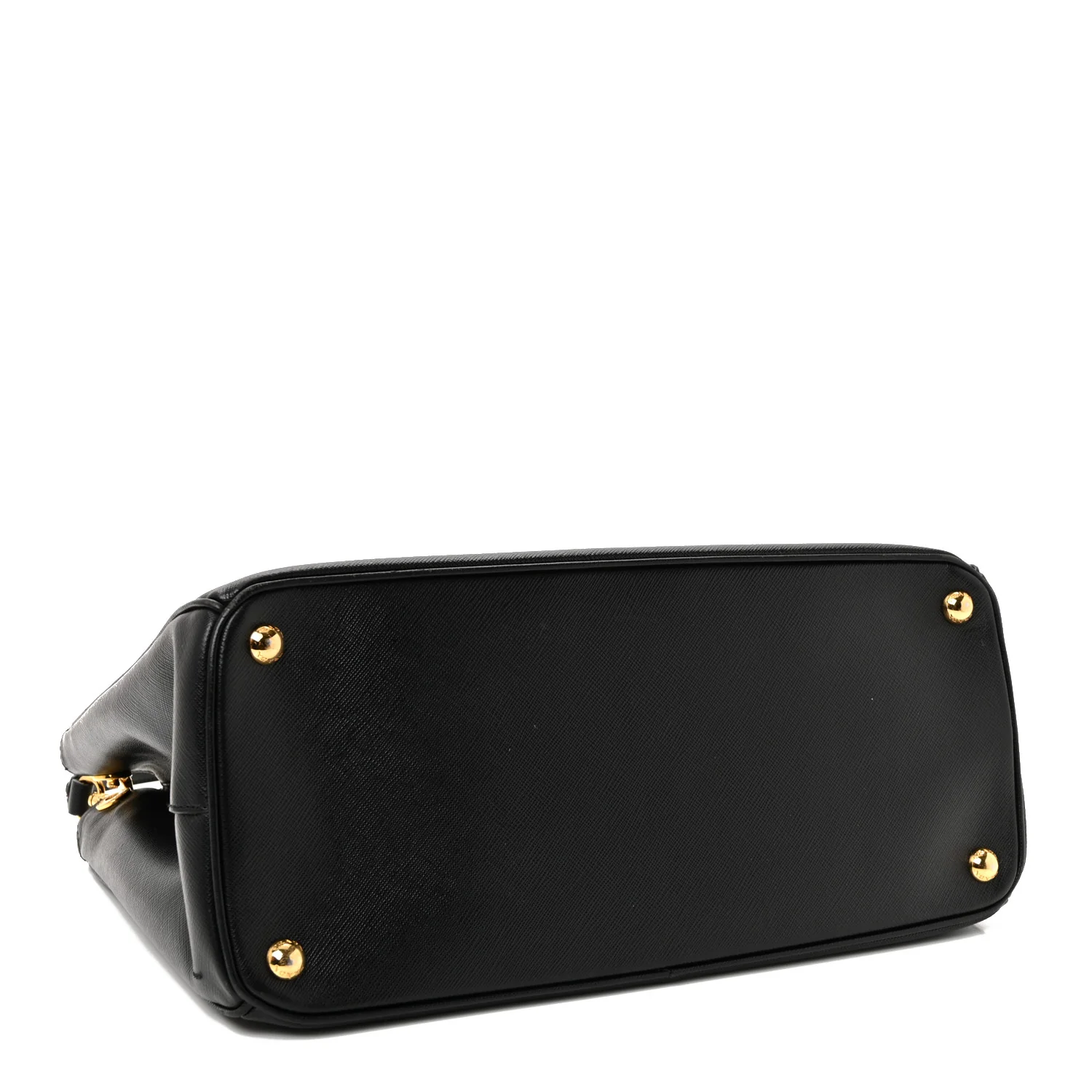 Saffiano Medium Galleria Double Zip Tote Black - Image 6