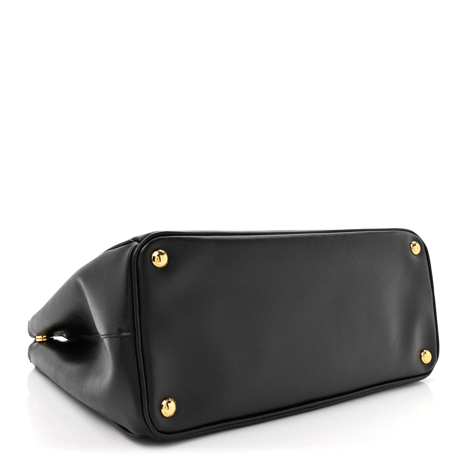 Saffiano Medium Galleria Double Zip Tote Black - Image 4