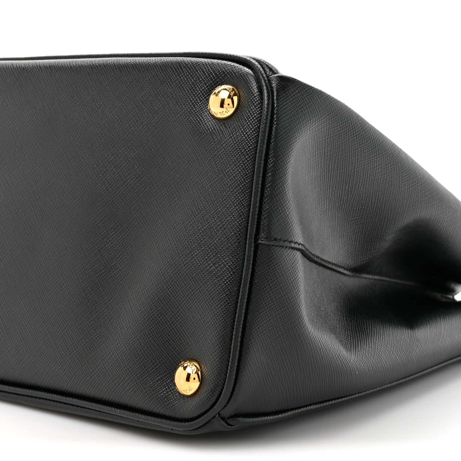 Saffiano Medium Galleria Double Zip Tote Black - Image 8