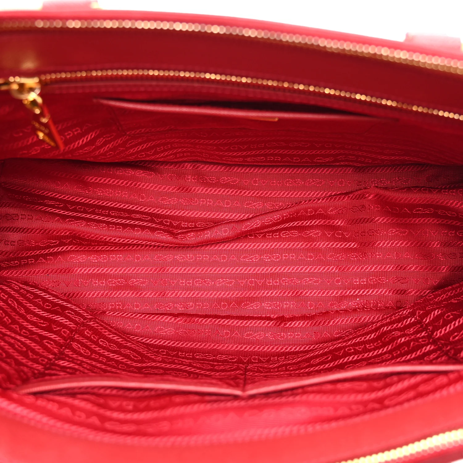 Saffiano Medium Galleria Double Zip Tote Fuoco - Image 5