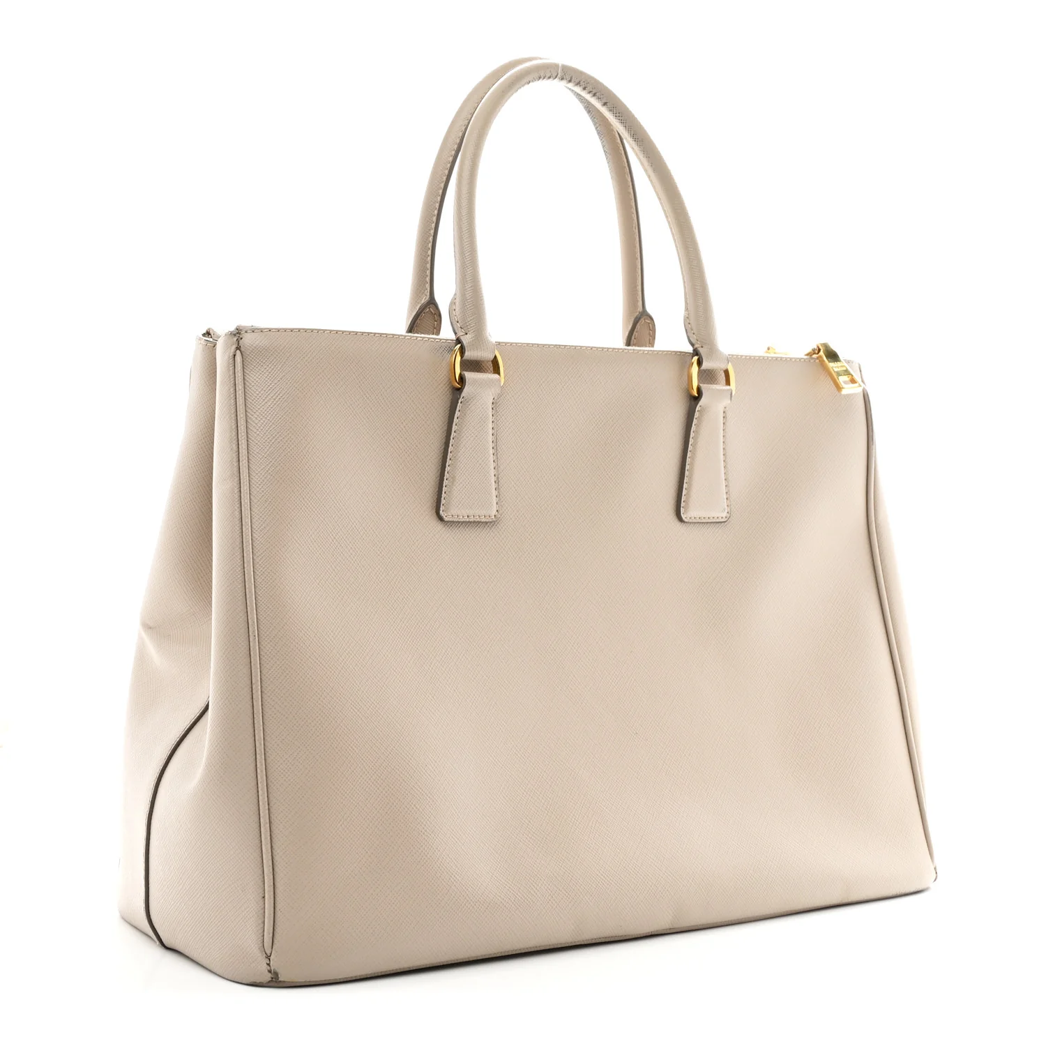 Saffiano Medium Galleria Double Zip Tote Pomice - Image 3