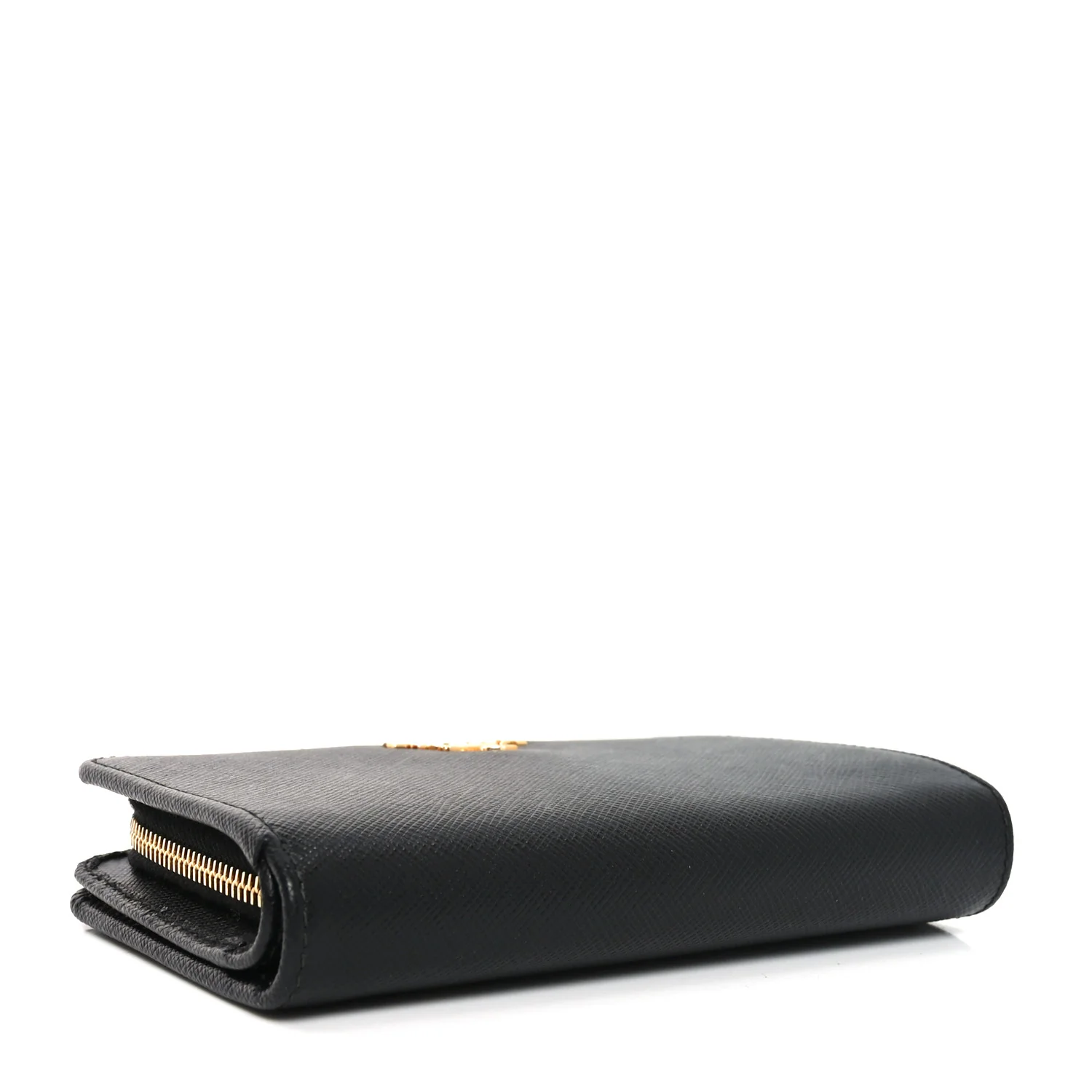 Saffiano Metal Compact Wallet Black - Image 4