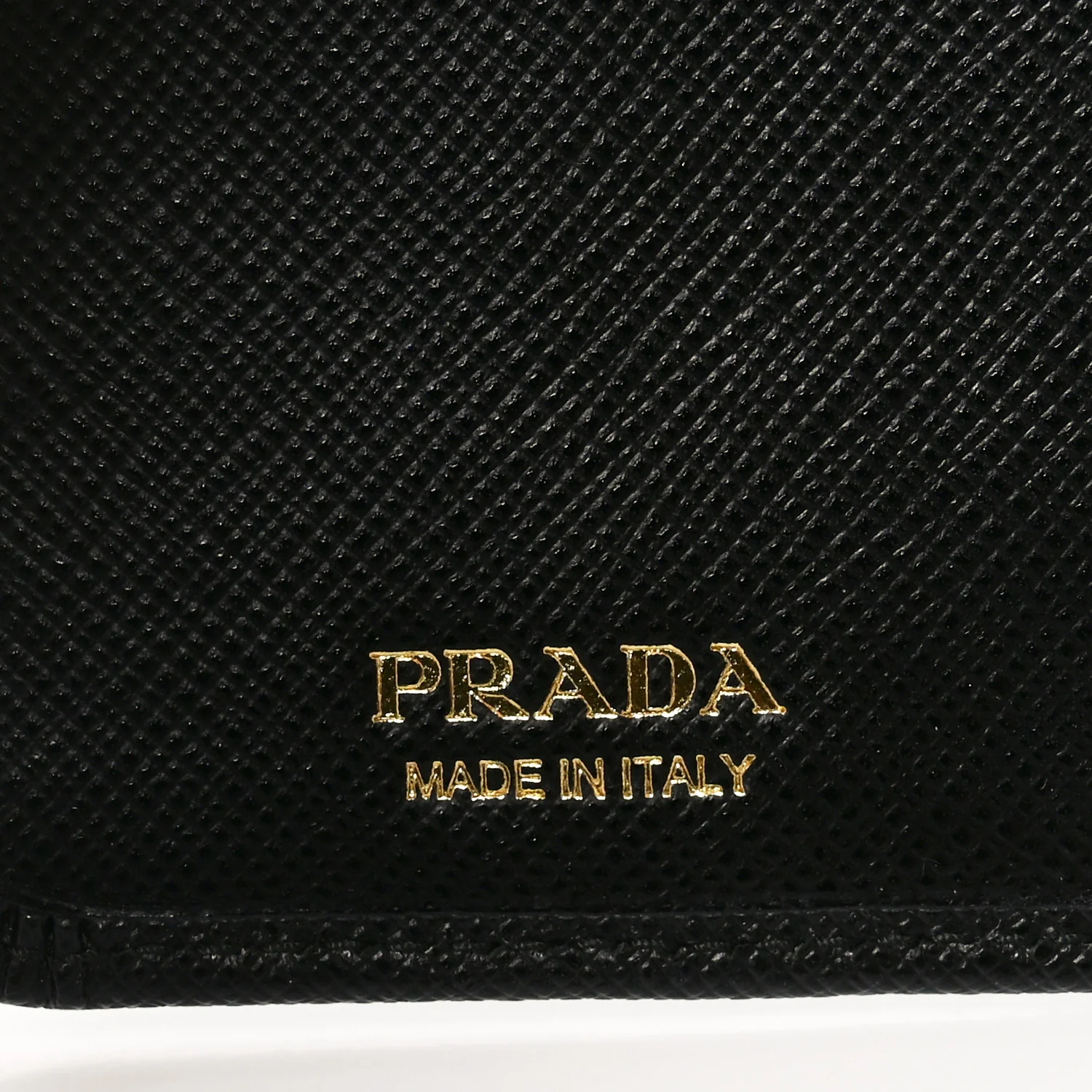 Saffiano Metal Compact Wallet Black - Image 6