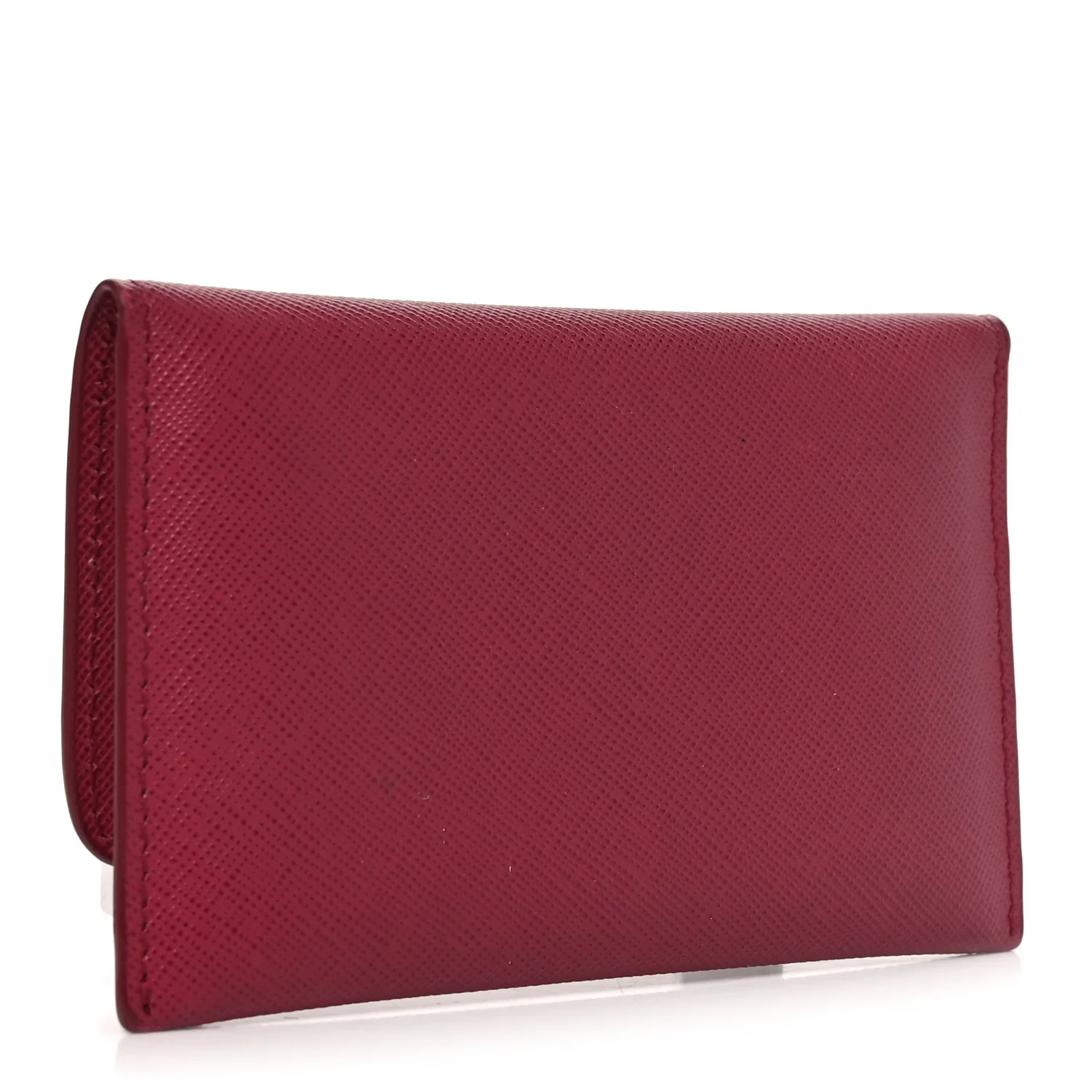 Saffiano Metal Flap Card Holder Ibisco - Image 3