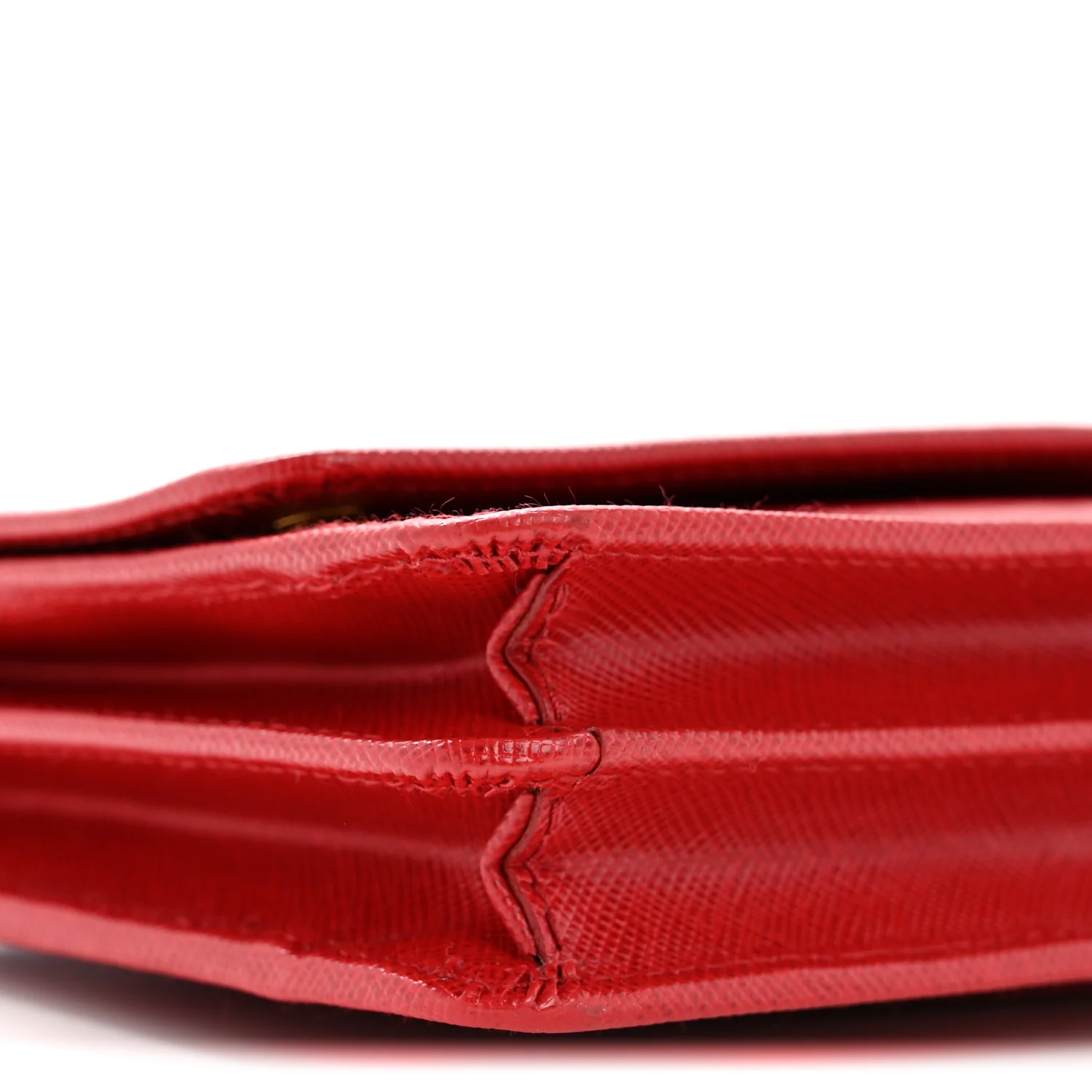 Saffiano Metal Flap Wallet With Strap Fuoco - Image 10