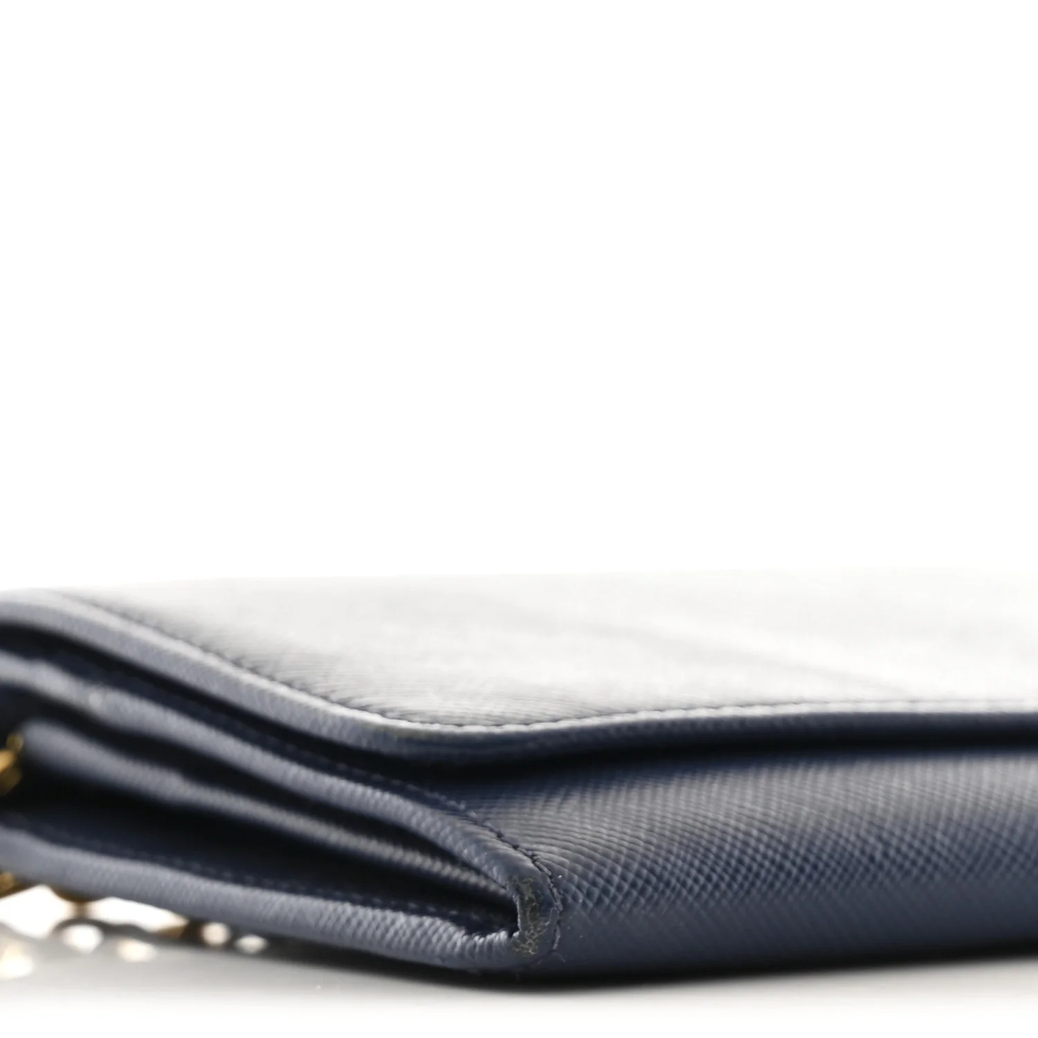 Saffiano Metal Oro Chain Wallet Bleuette - Image 10