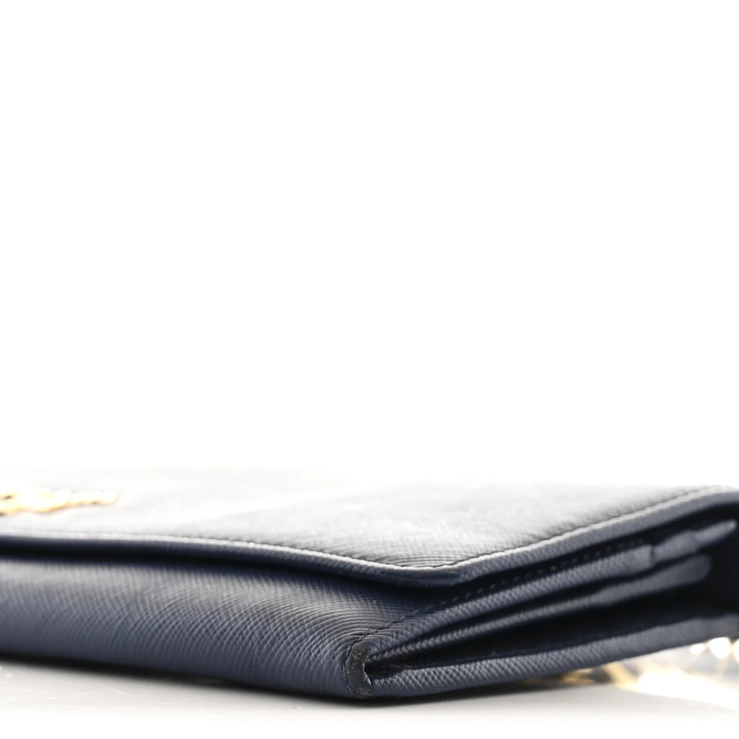 Saffiano Metal Oro Chain Wallet Bleuette - Image 11