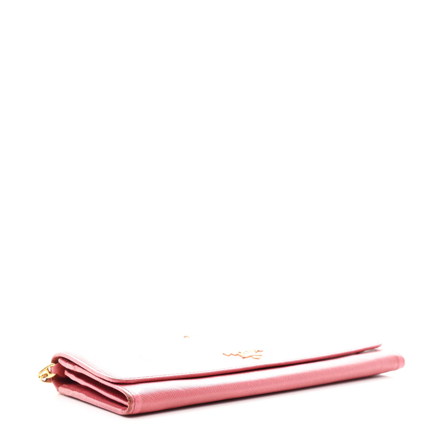 Saffiano Metal Oro Chain Wallet Ibisco - Image 4