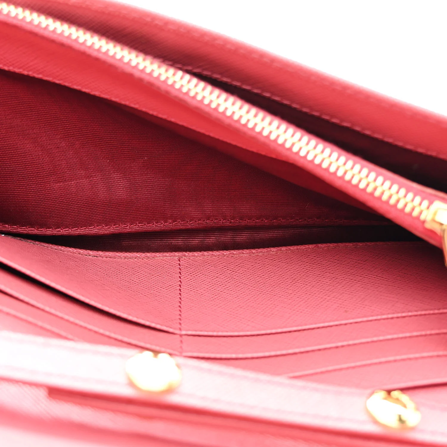 Saffiano Metal Oro Chain Wallet Ibisco - Image 6