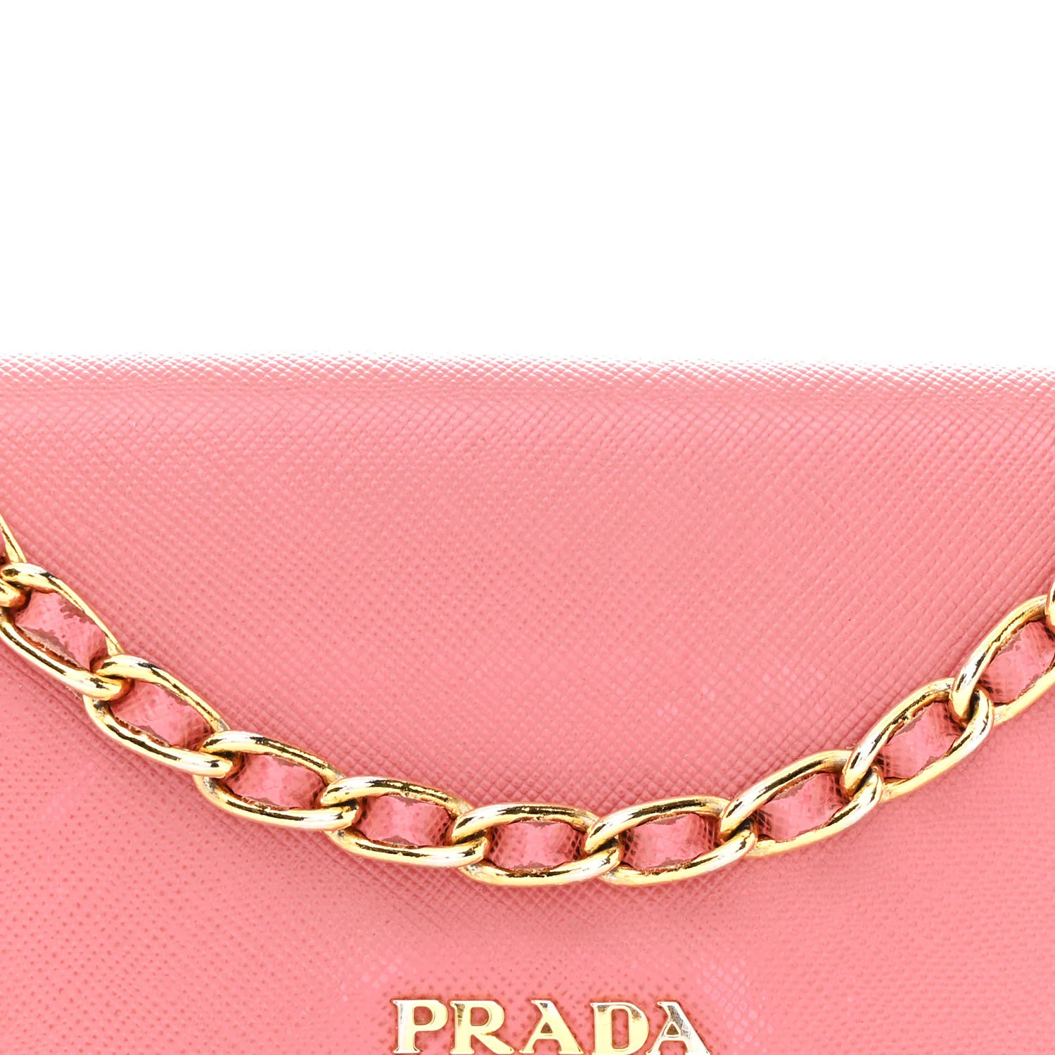Saffiano Metal Oro Chain Wallet Ibisco - Image 9
