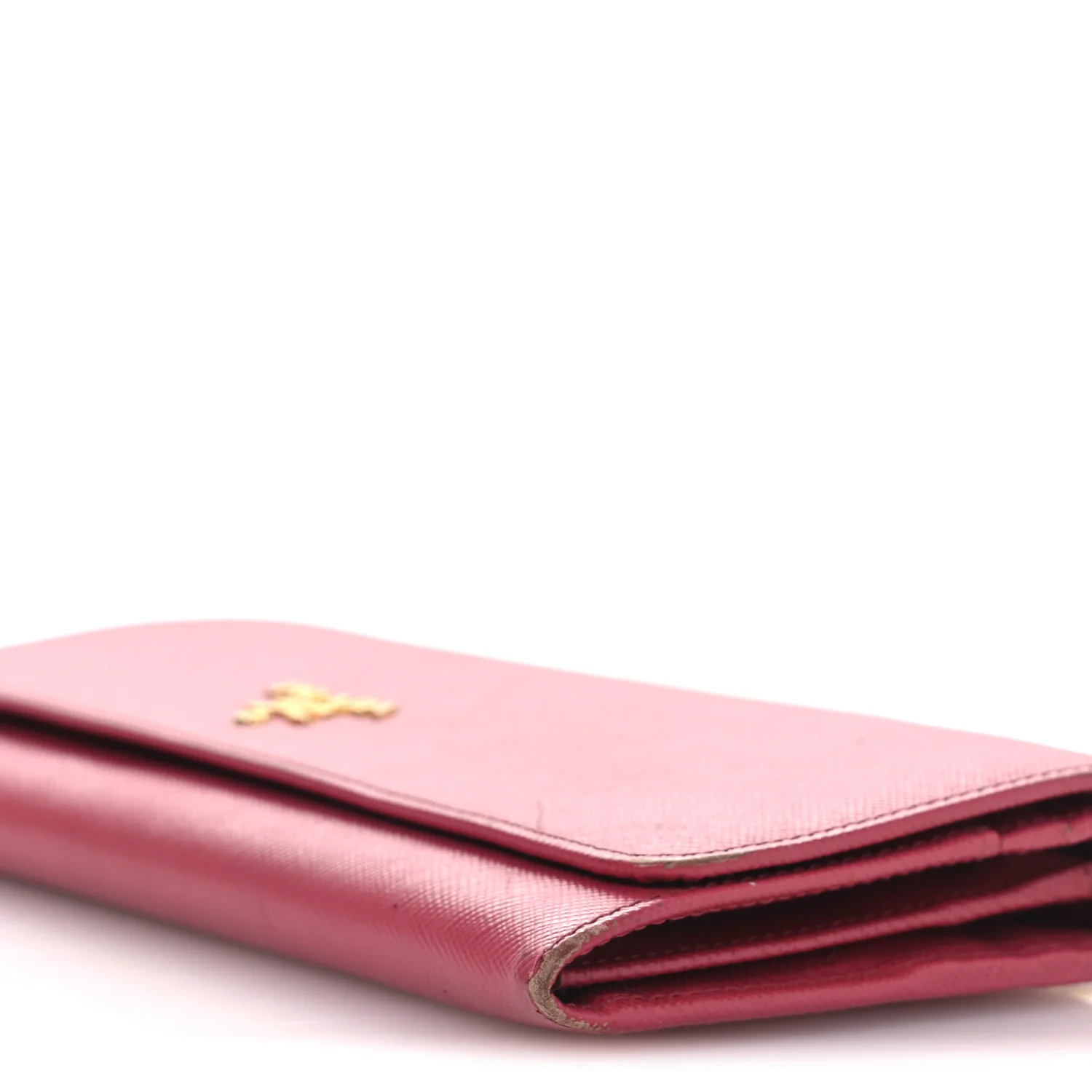 Saffiano Metal Oro Chain Wallet Peonia - Image 10