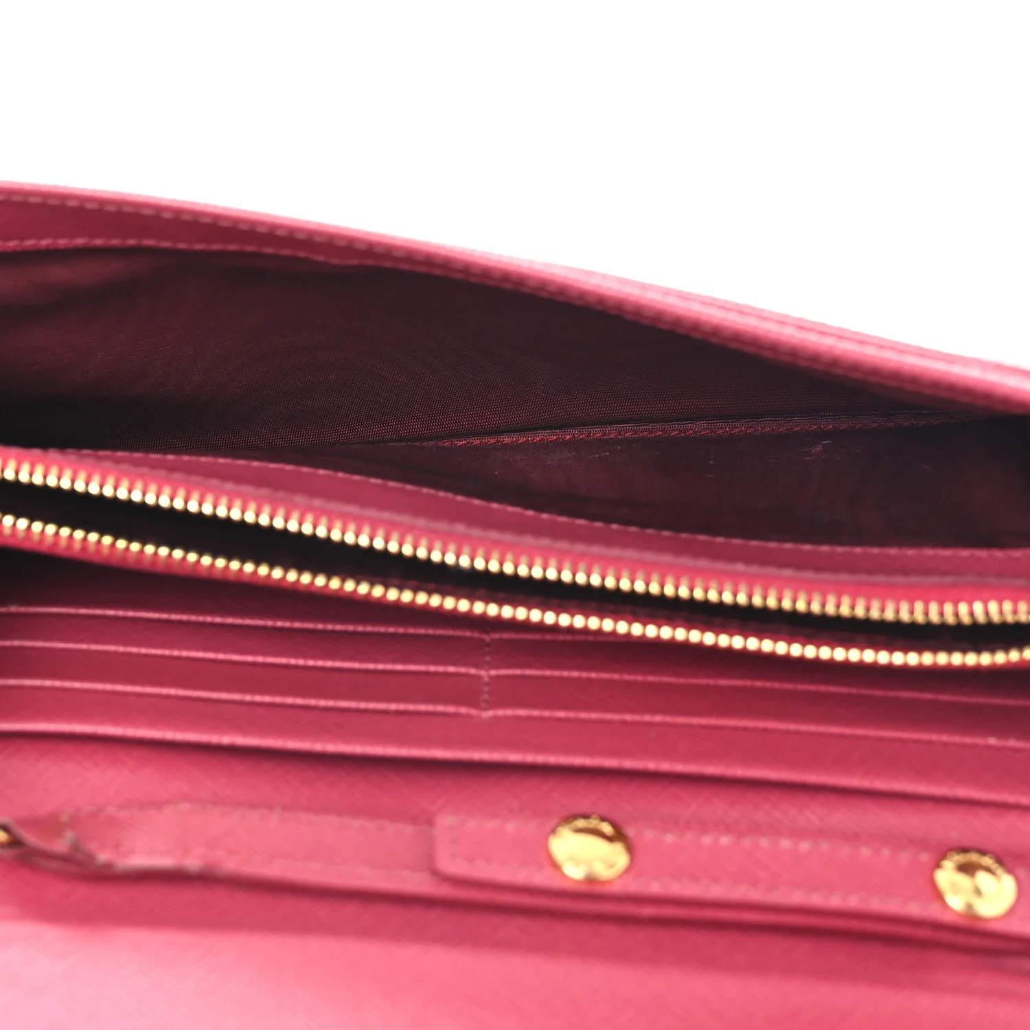 Saffiano Metal Oro Chain Wallet Peonia - Image 5