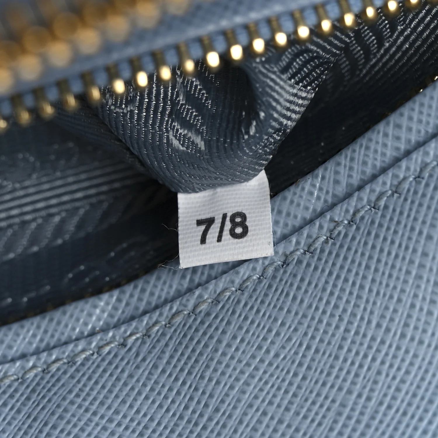 Saffiano Micro Galleria Double Zip Tote Astrale - Image 7