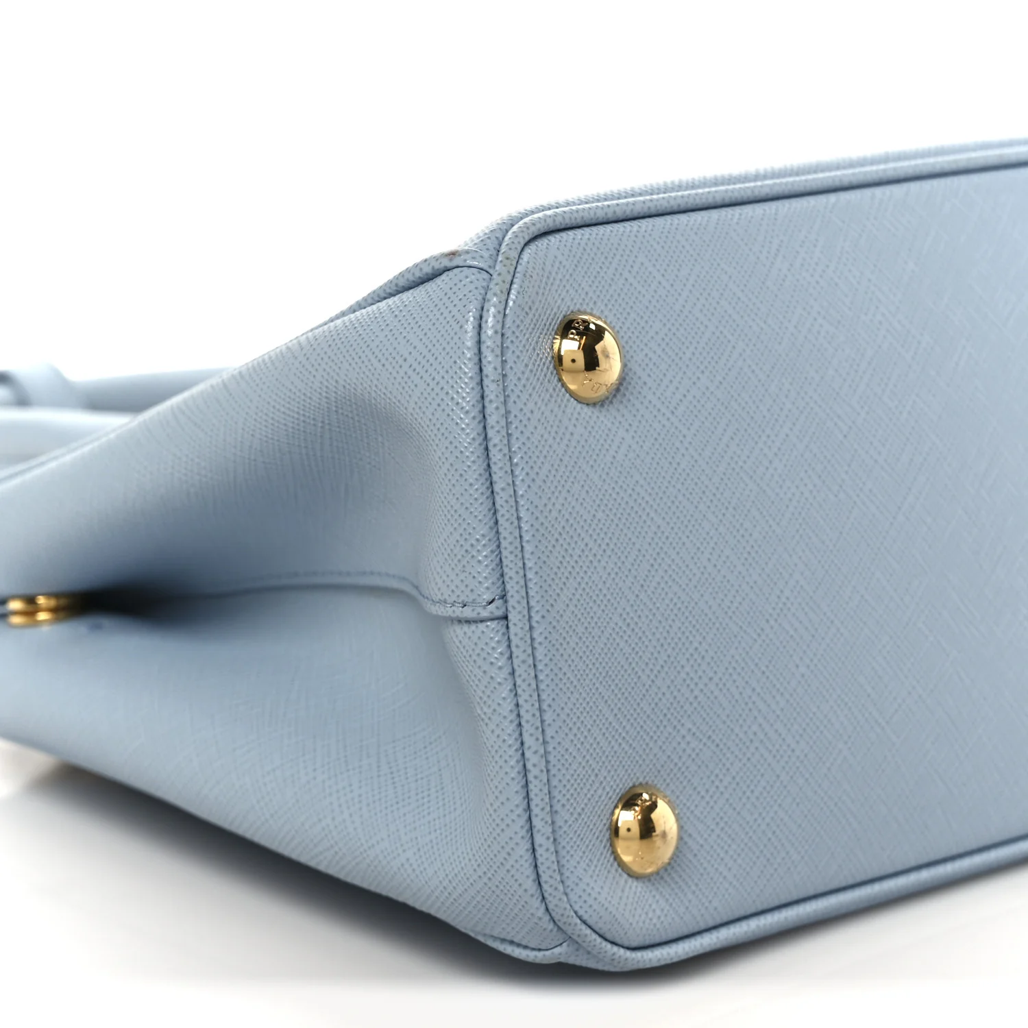 Saffiano Micro Galleria Double Zip Tote Astrale - Image 9