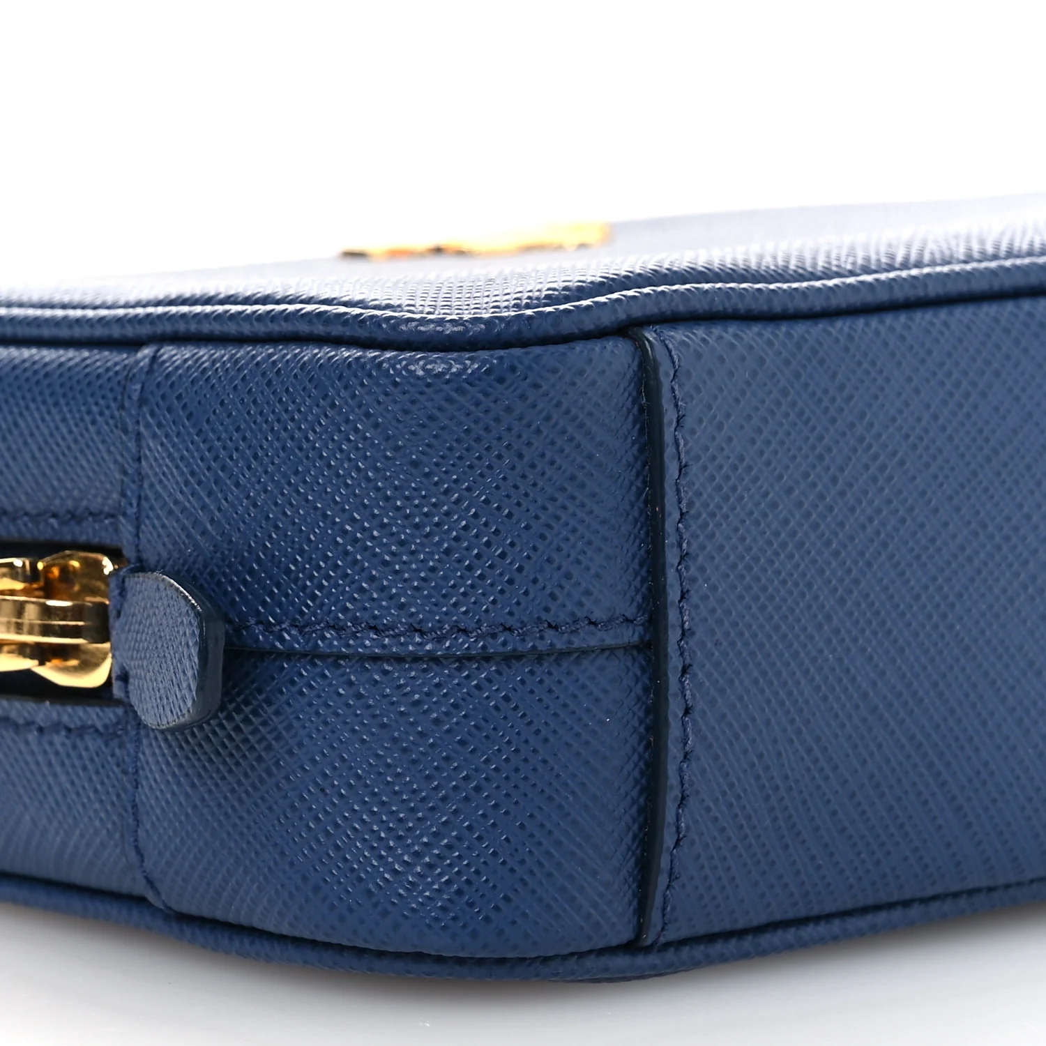 Saffiano Mini Camera Crossbody Bag Bleuette - Image 10