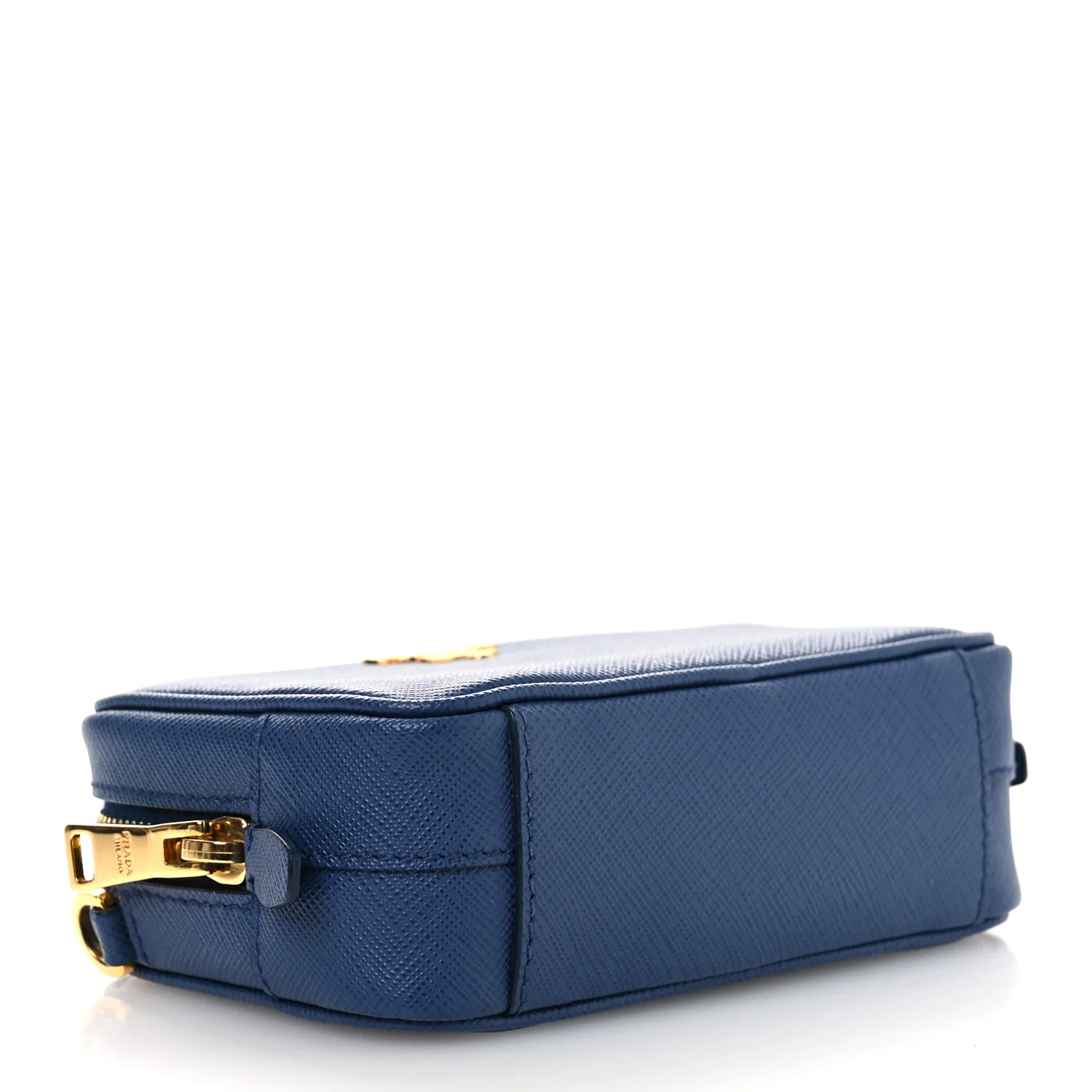 Saffiano Mini Camera Crossbody Bag Bleuette - Image 4