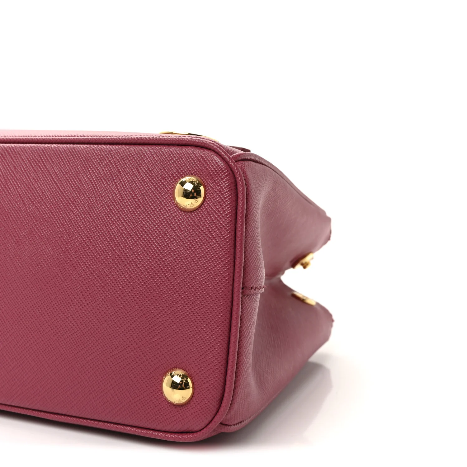 Saffiano Mini Galleria Double Zip Tote Fuxia - Image 9