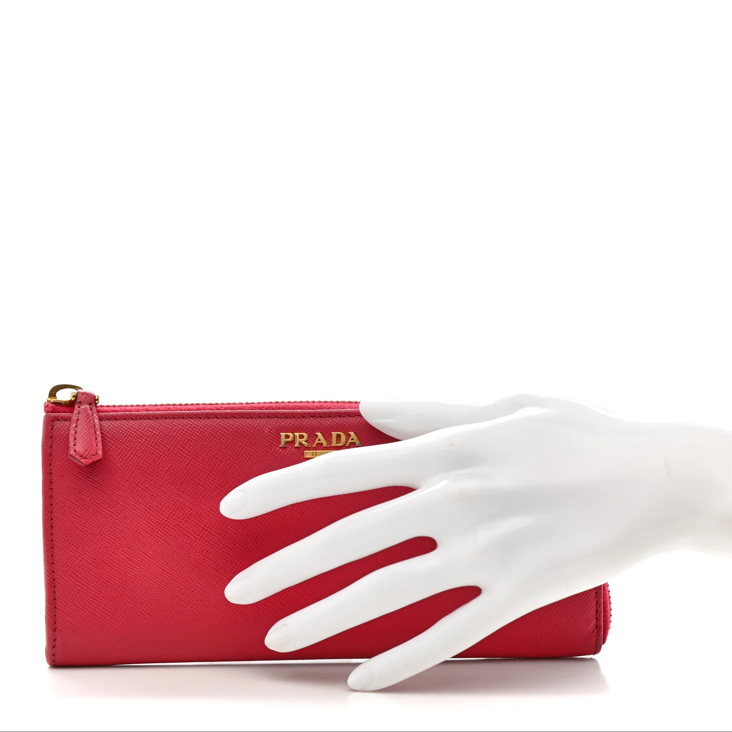 Saffiano Move Half Zip Wallet Peonia - Image 2
