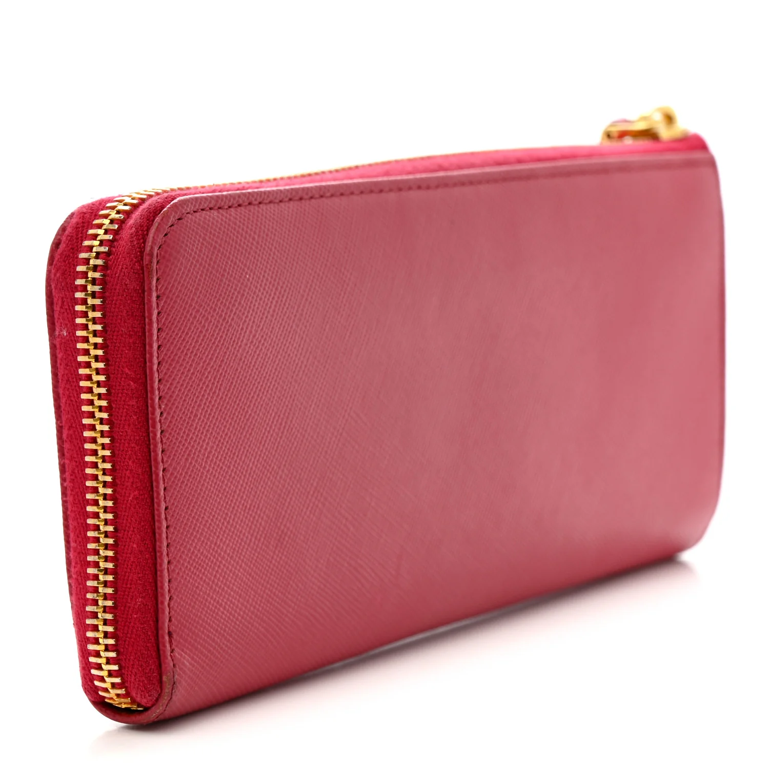 Saffiano Move Half Zip Wallet Peonia - Image 3