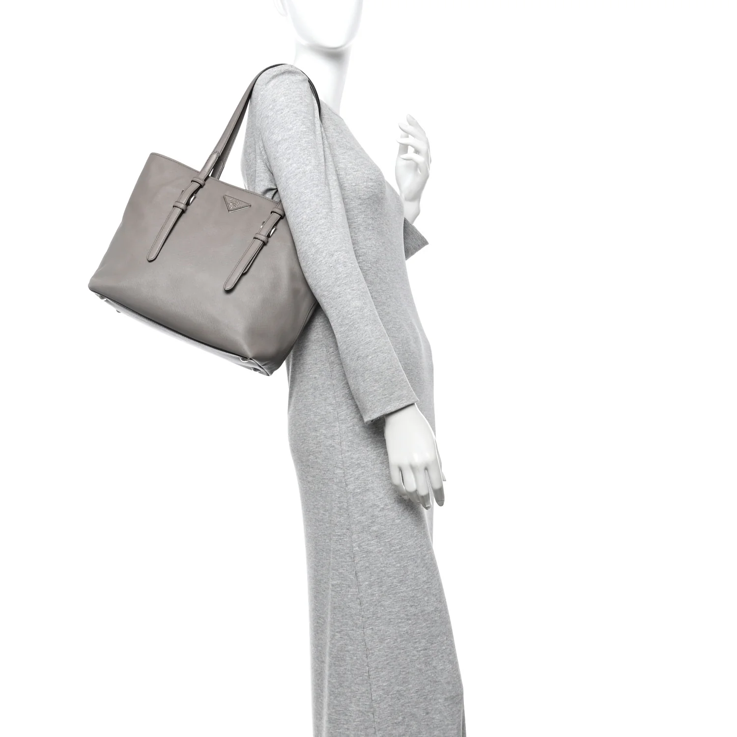 Saffiano Shopping Tote Argilla - Image 2