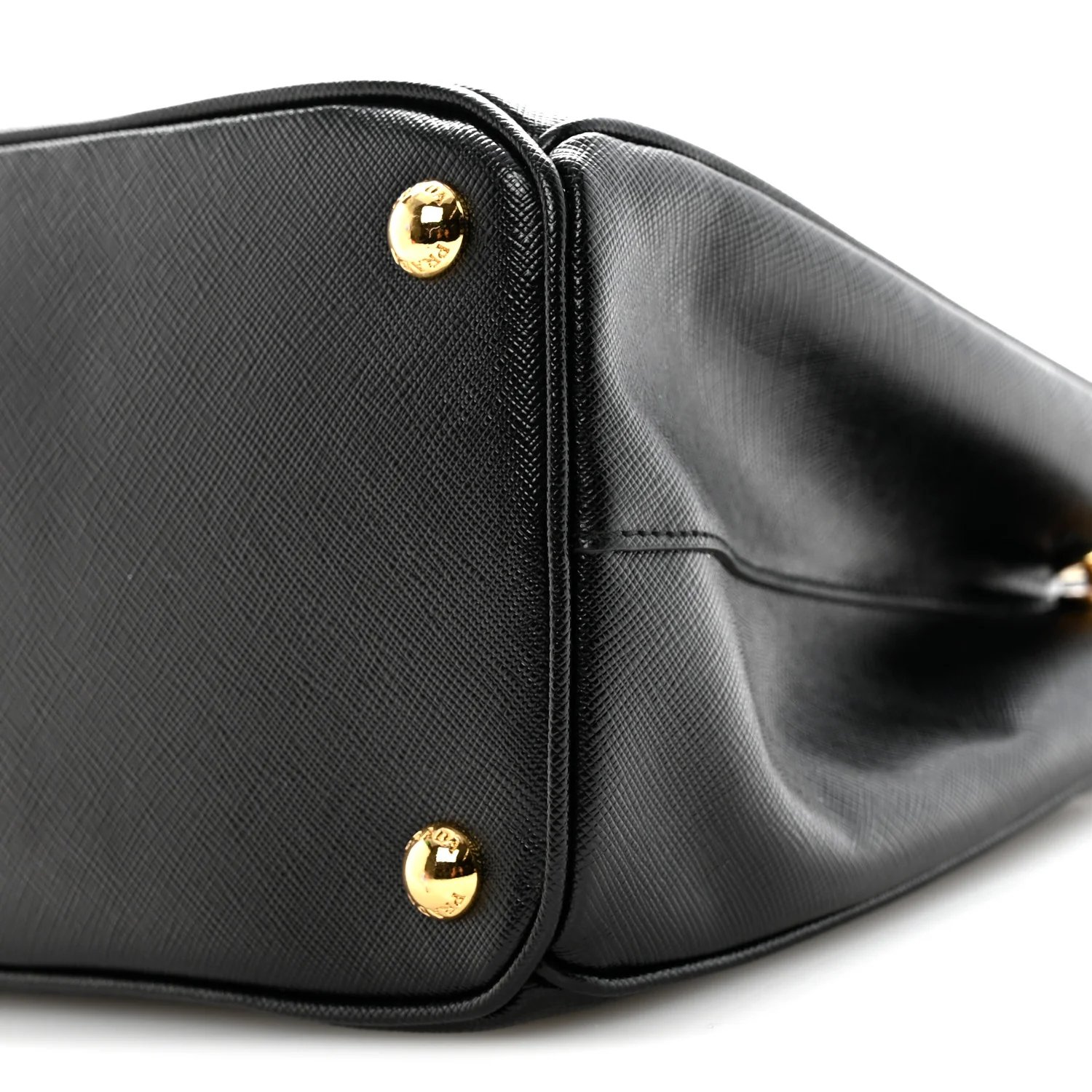 Saffiano Small Galleria Double Zip Tote Black - Image 10