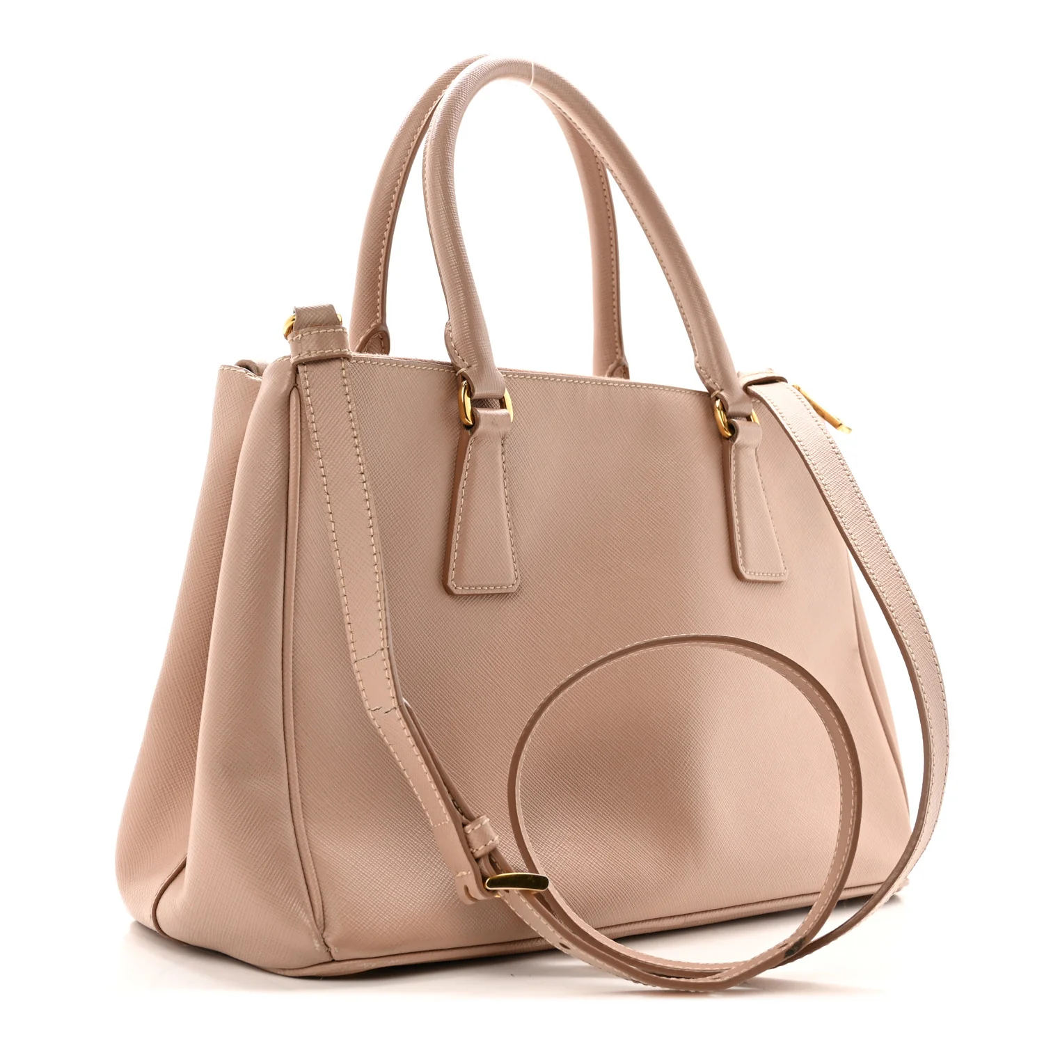 Saffiano Small Galleria Double Zip Tote Cammeo - Image 3
